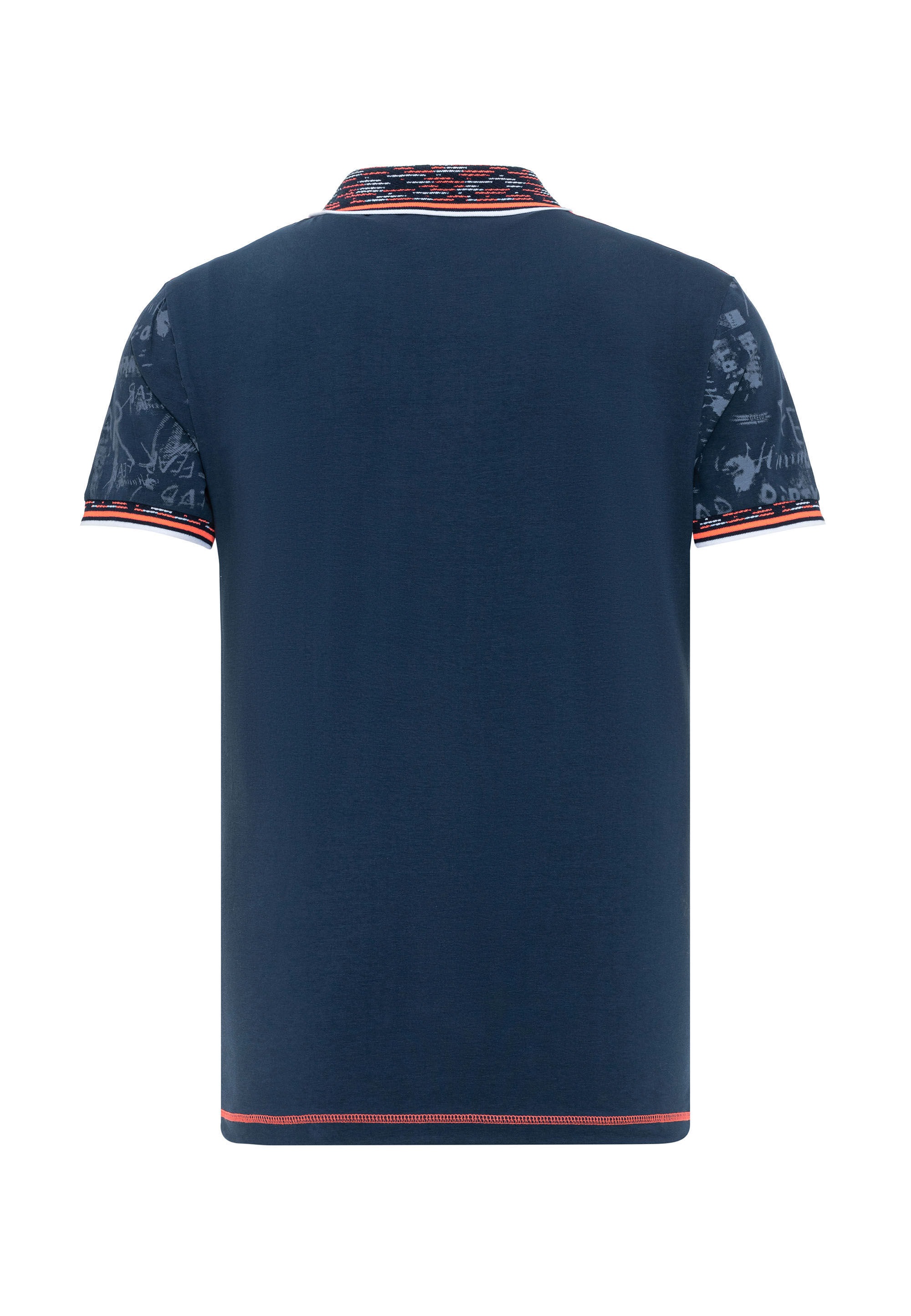 Cipo & Baxx T-Shirt »Poloshirt«, mit stylischem Print
