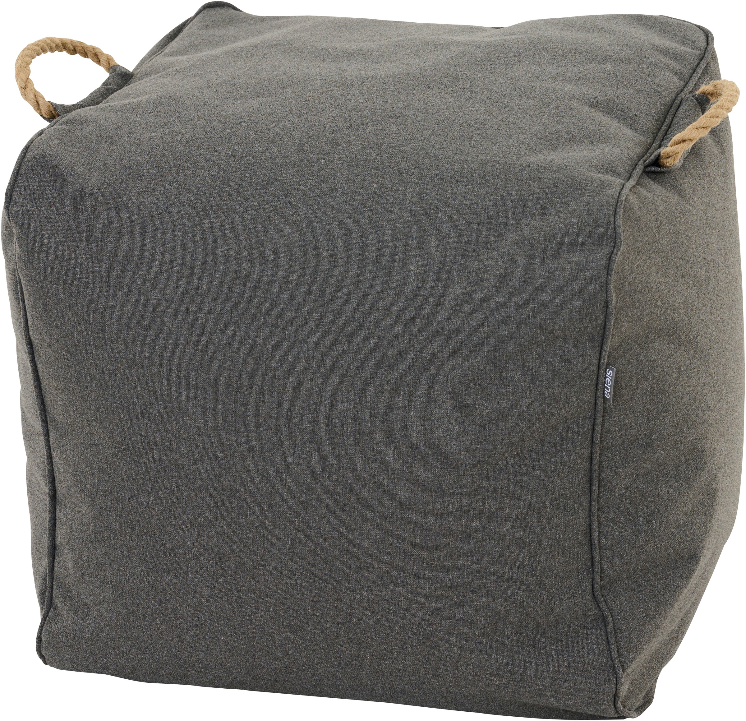 Siena Garden Sitzhocker "Integral" Meliert, Bezug aus 100% Polyester, PE-beschichtet