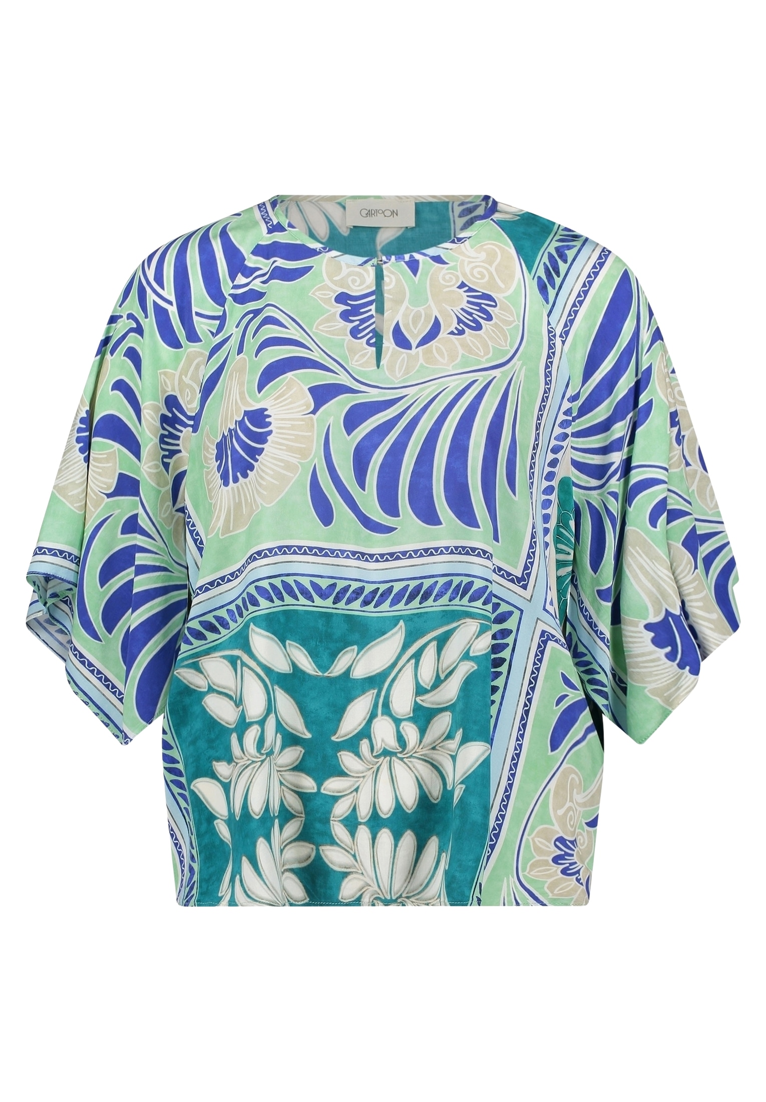 Cartoon Schlupfbluse »Damen mit Muster«