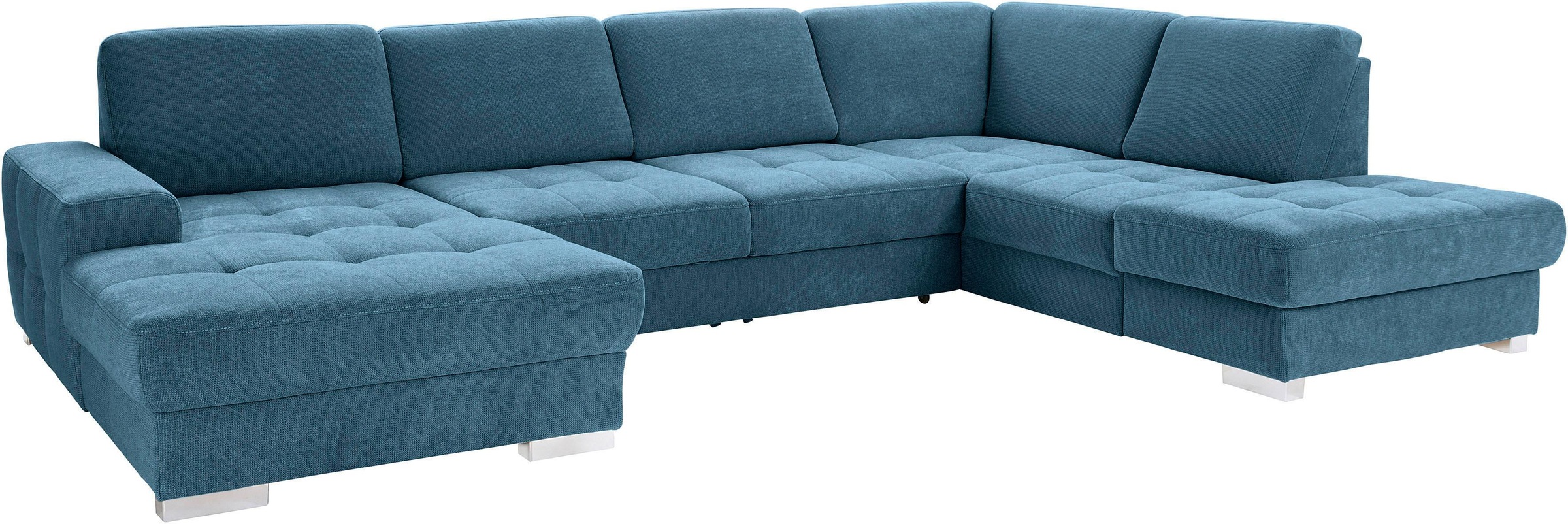 sit&more Wohnlandschaft »Santorini U-Form«, mit Federkern und Sitztiefenverstellung, wahlweise mit Bettfunktion