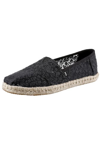 TOMS Basutės »ALPARGATA ROPE« su kuklus Blu...