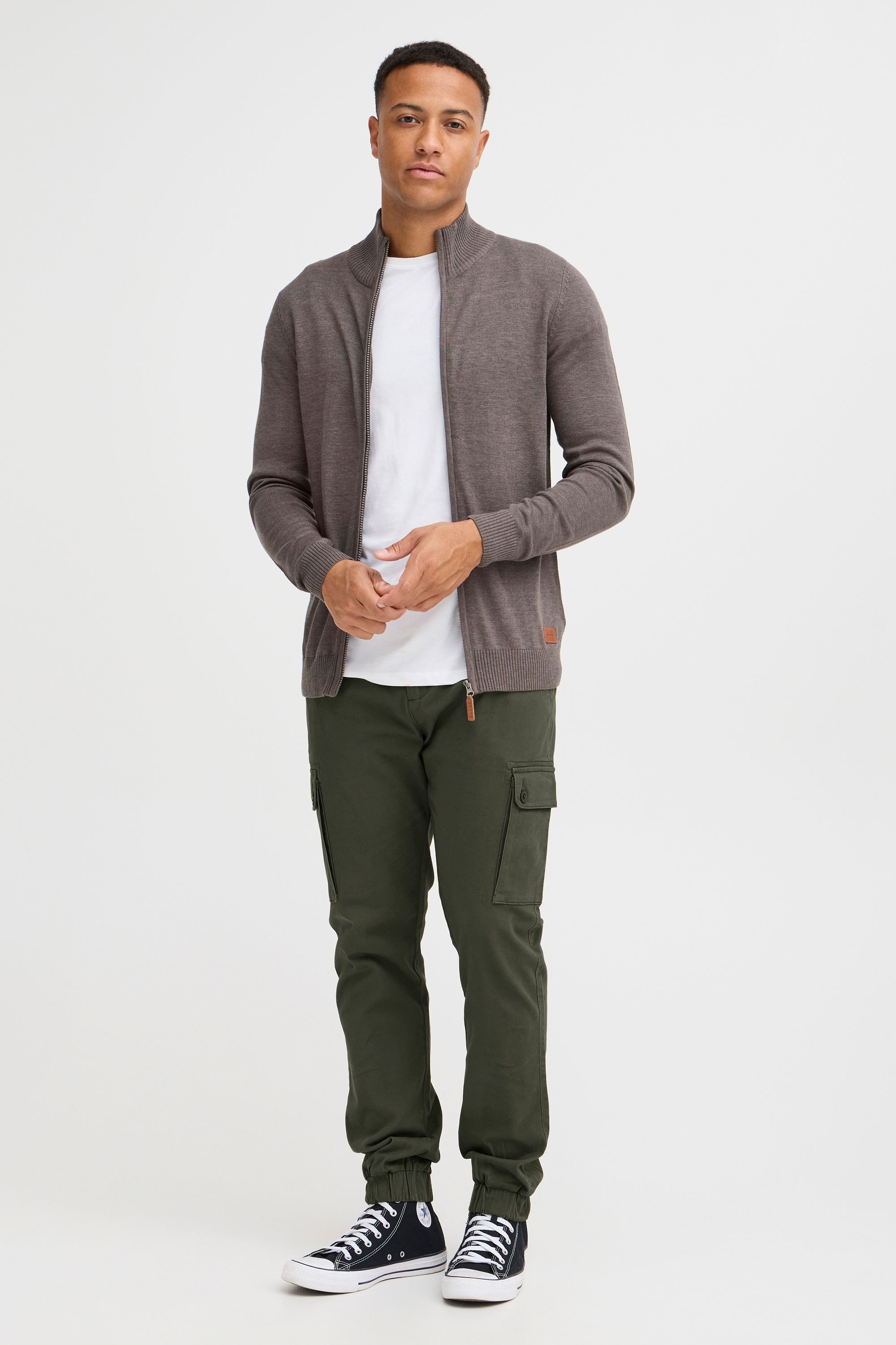 Blend BHSellini Cargo Trousers Dusty Green 30/30 4