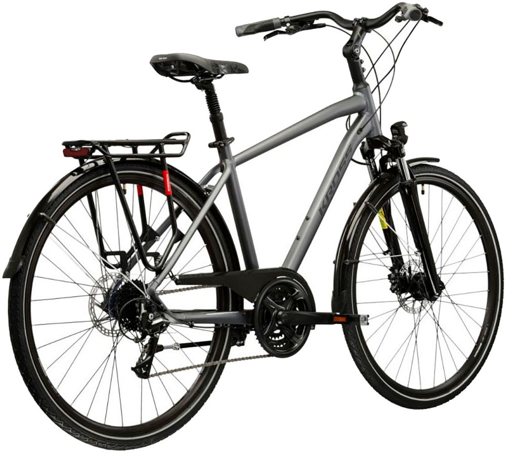 Thumbnail - Kross Trekkingrad "Trekkingrad Trans 4.0 grau 8 Gänge" 8 Gang Shimano ACERA M3020 Schaltwerk Kettenschaltung