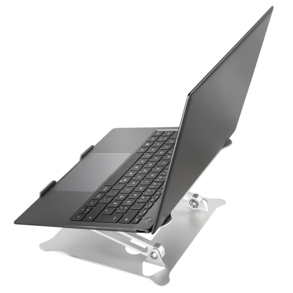 Hama Laptop-Ständer »Notebook-Stand Alu höhenverstellbar neigbar bis 39 cm 15,4" Silber«, bis 40 cm Zoll