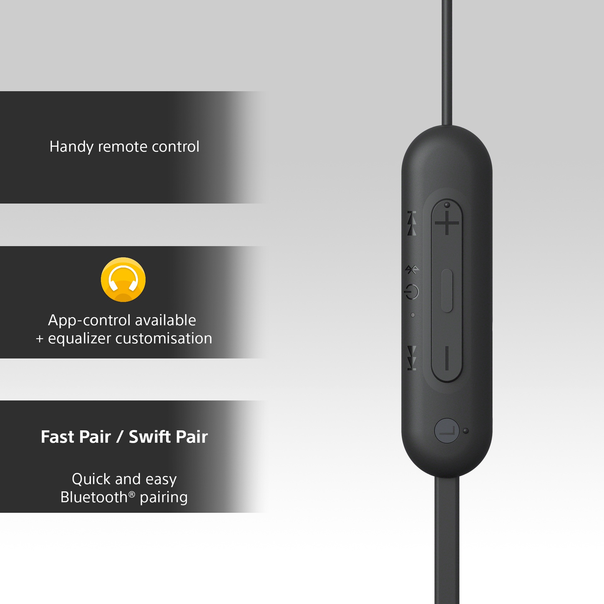 Sony In-Ear-Kopfhörer »In-Ear Kopfhörer WI-C100«, Sprachsteuerung