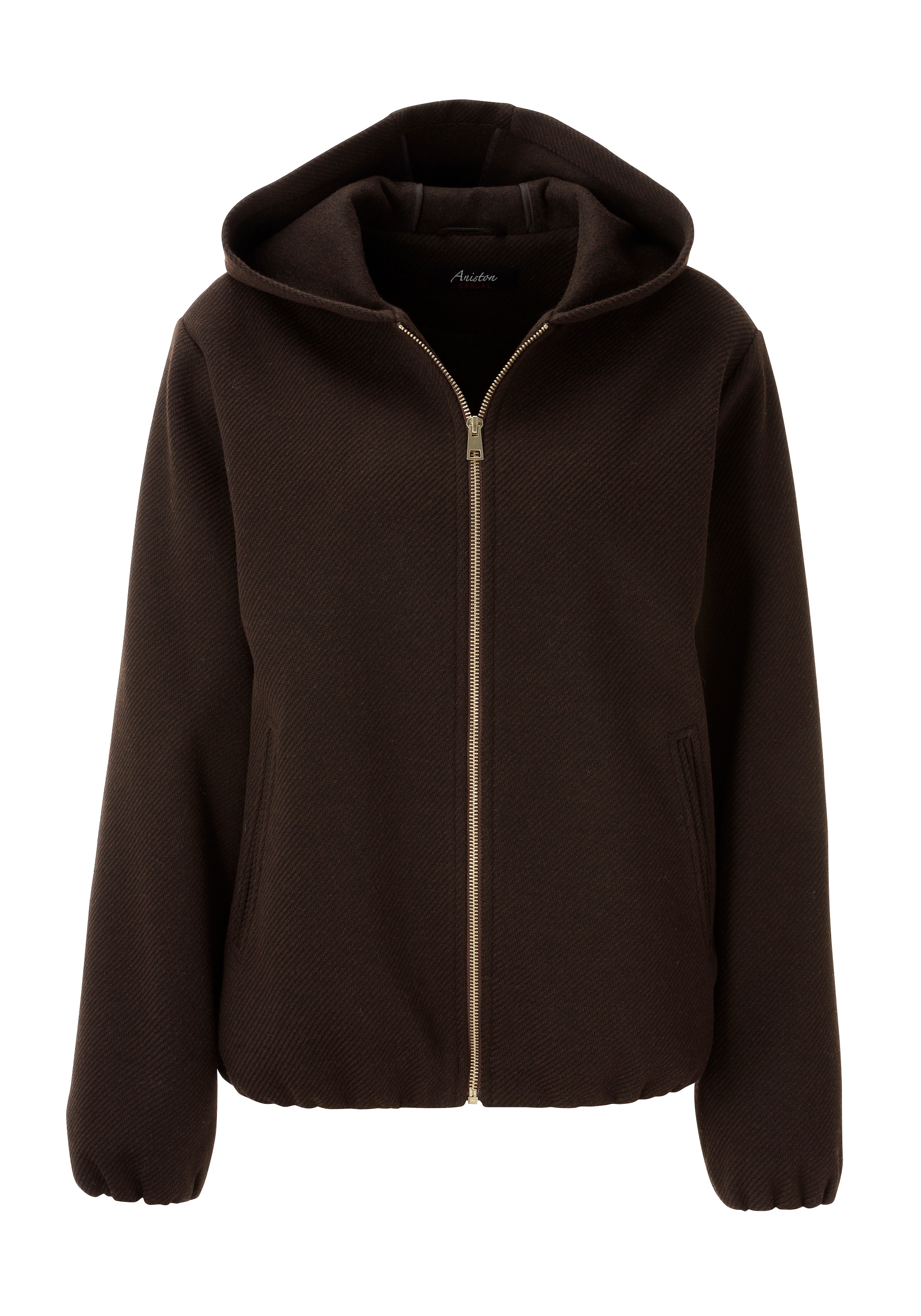 Aniston CASUAL Fleecejacke mit Kapuze mit Kapuze - NEUE KOLLEKTION