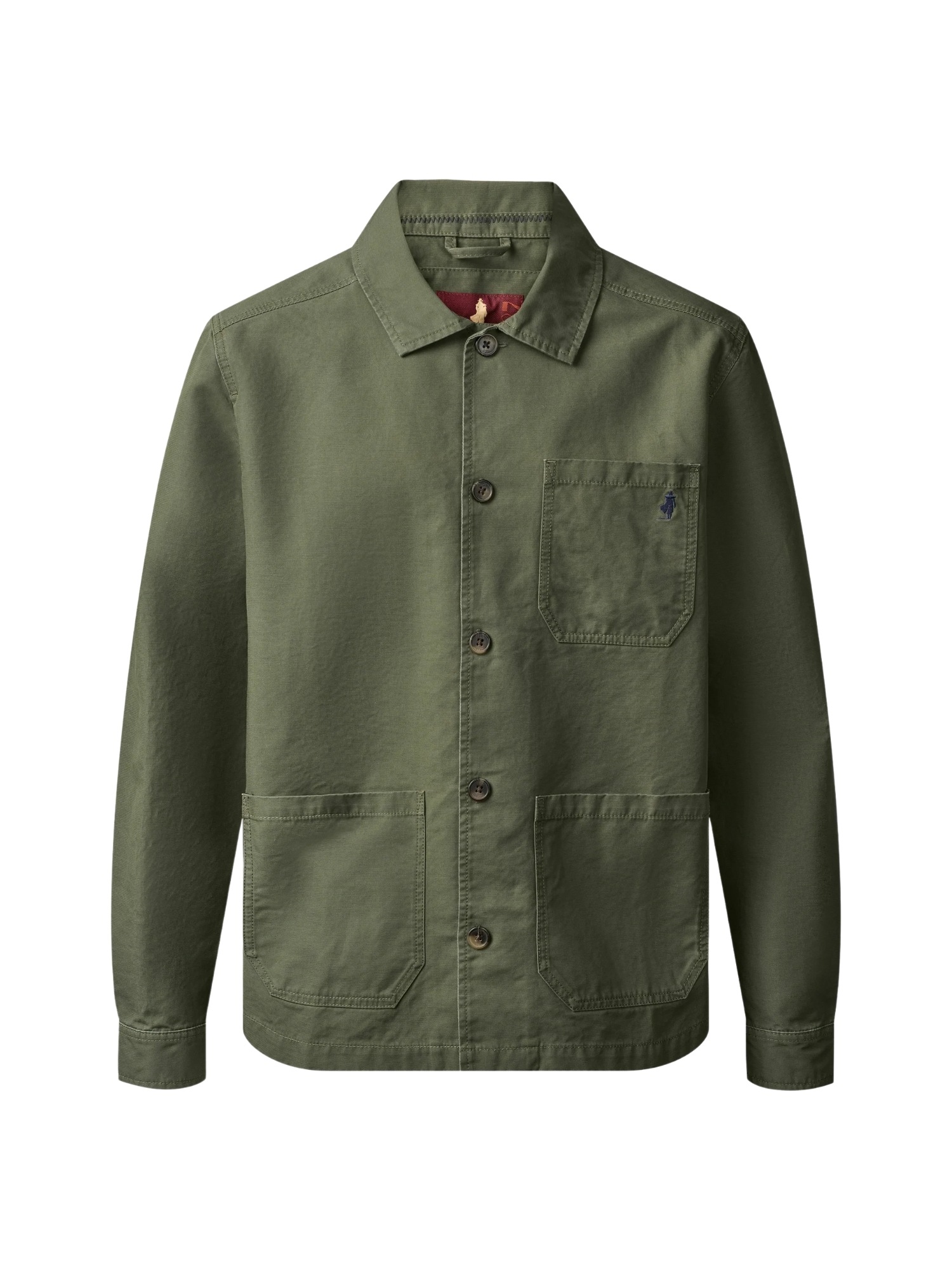 Langarmhemd MCS "MCS Shirt MCCraig", Herren, Gr. S, Normalgrößen, beetle, Obermaterial: 100% Baumwolle, Hemden
