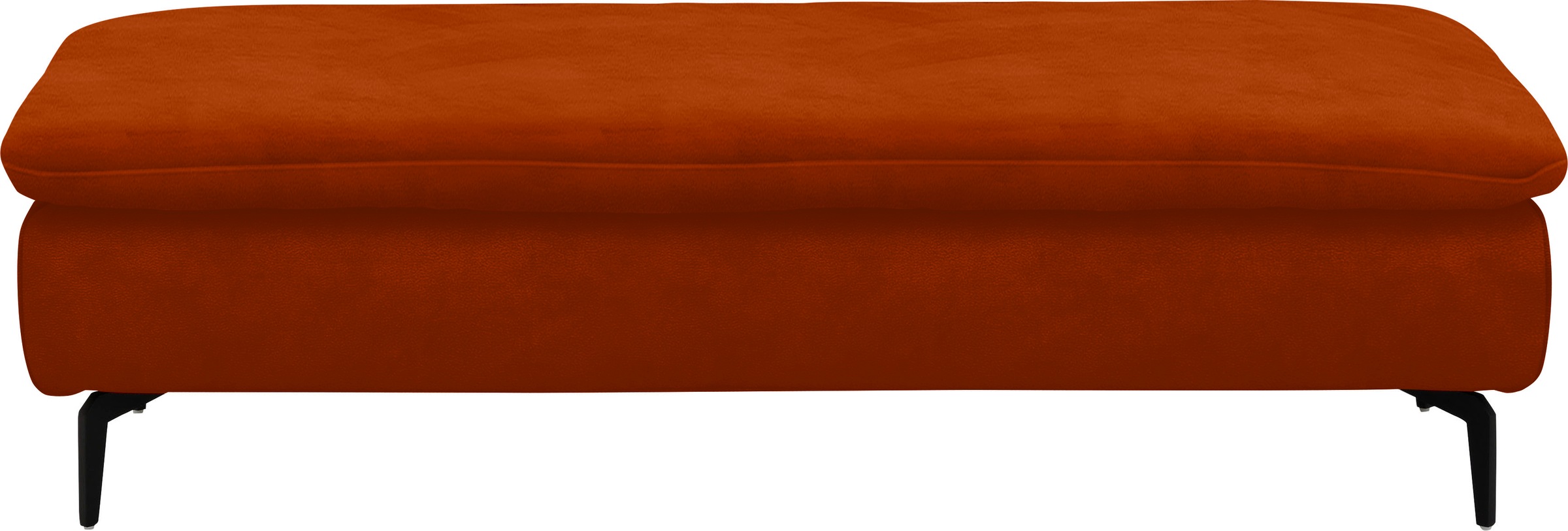 W.SCHILLIG Ecksofa »valentinoo, Designsofa, bequem, elegant und zeitlos, L-Form«, (Set), inklusive Hocker, mit Sitztiefenverstellung, Breite 299 cm