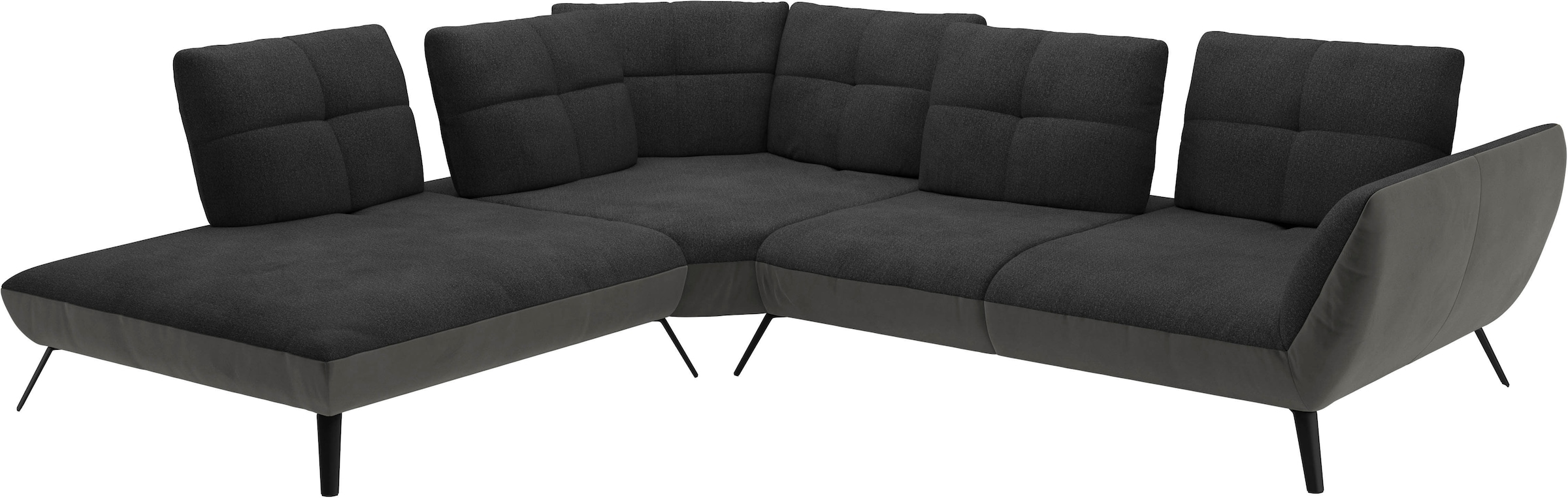 Places of Style Ecksofa »Mikado L-Form«, inkl. Sitztiefenverstellung und Armteilverstellung