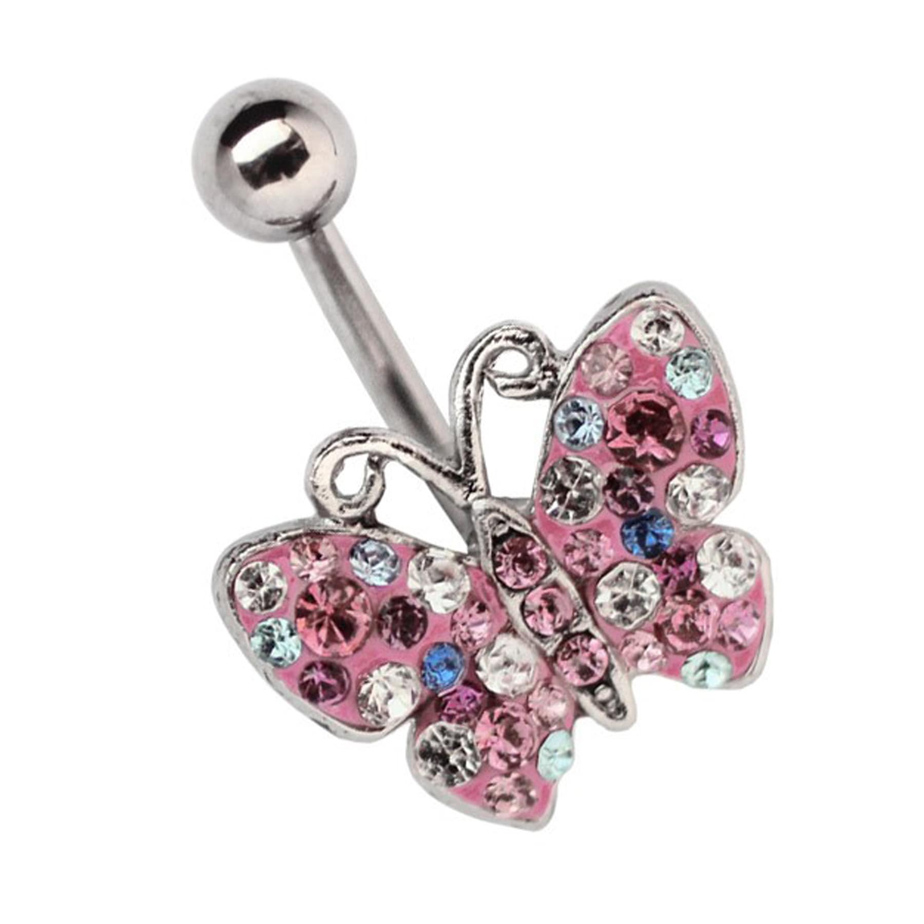 Bauchnabelpiercing »Piercing  Bauchnabelpiercing«, Mit vielen kleinen Steinen in...