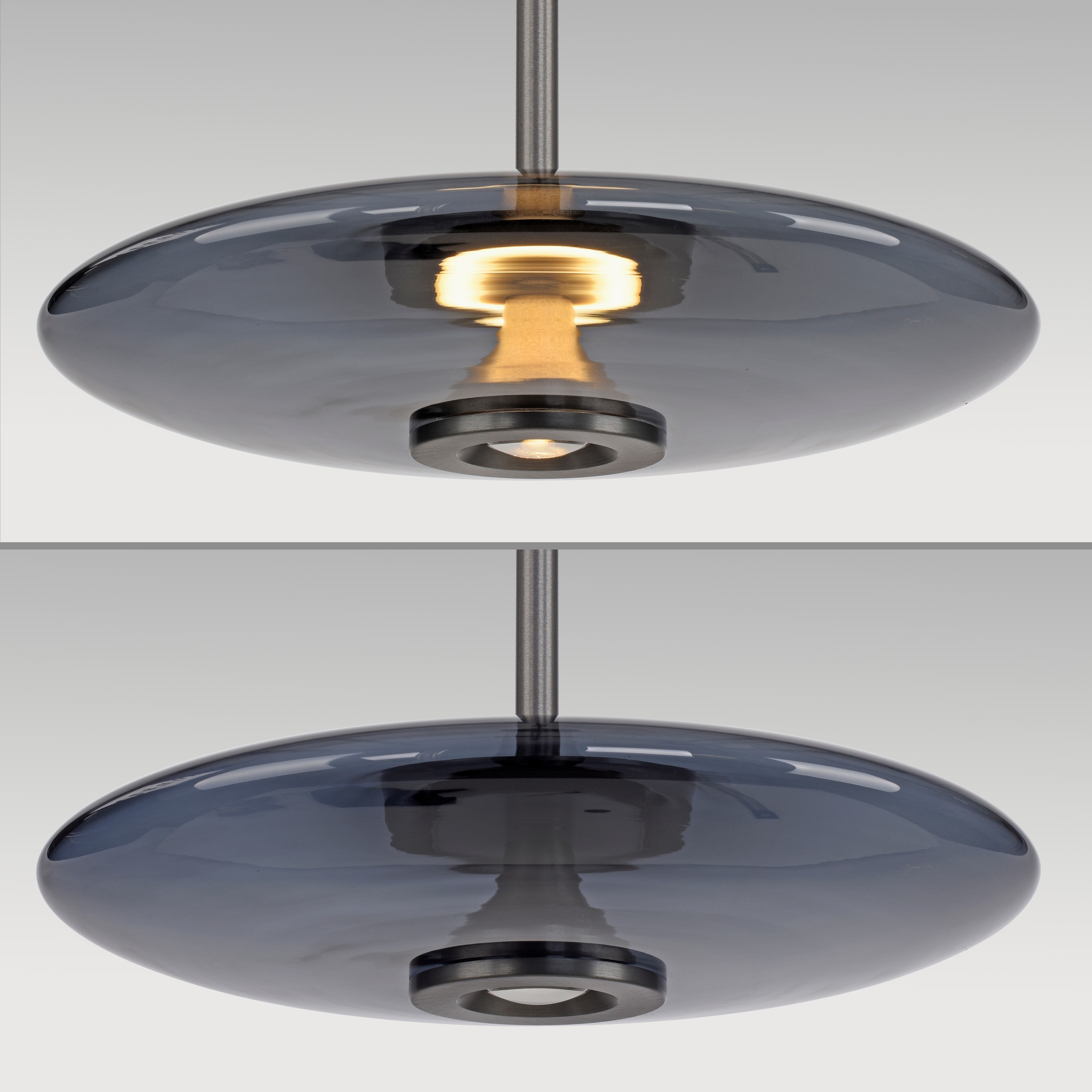 Neuhaus PURE LED Pendelleuchte »PURE E-Vitrum« LED-Board 1 Stk. warmweiß - kaltweiß e-LIFT®-Funktion, CCT, dimmbar über Fernbedíenung