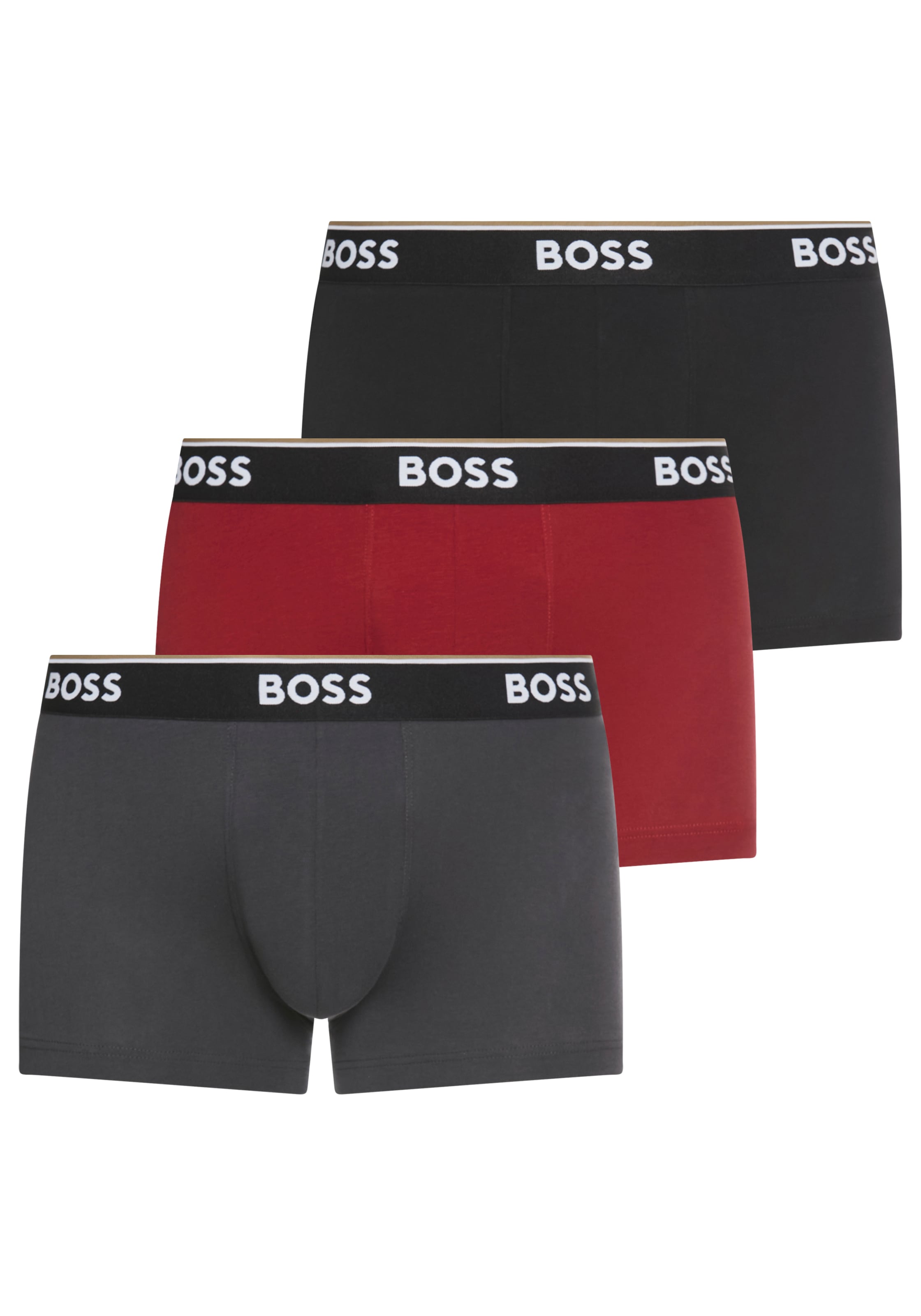 BOSS Trunk "3P Power" Packung, 3 Stk. tlg., mit BOSS Schriftzug auf dem Bun günstig online kaufen
