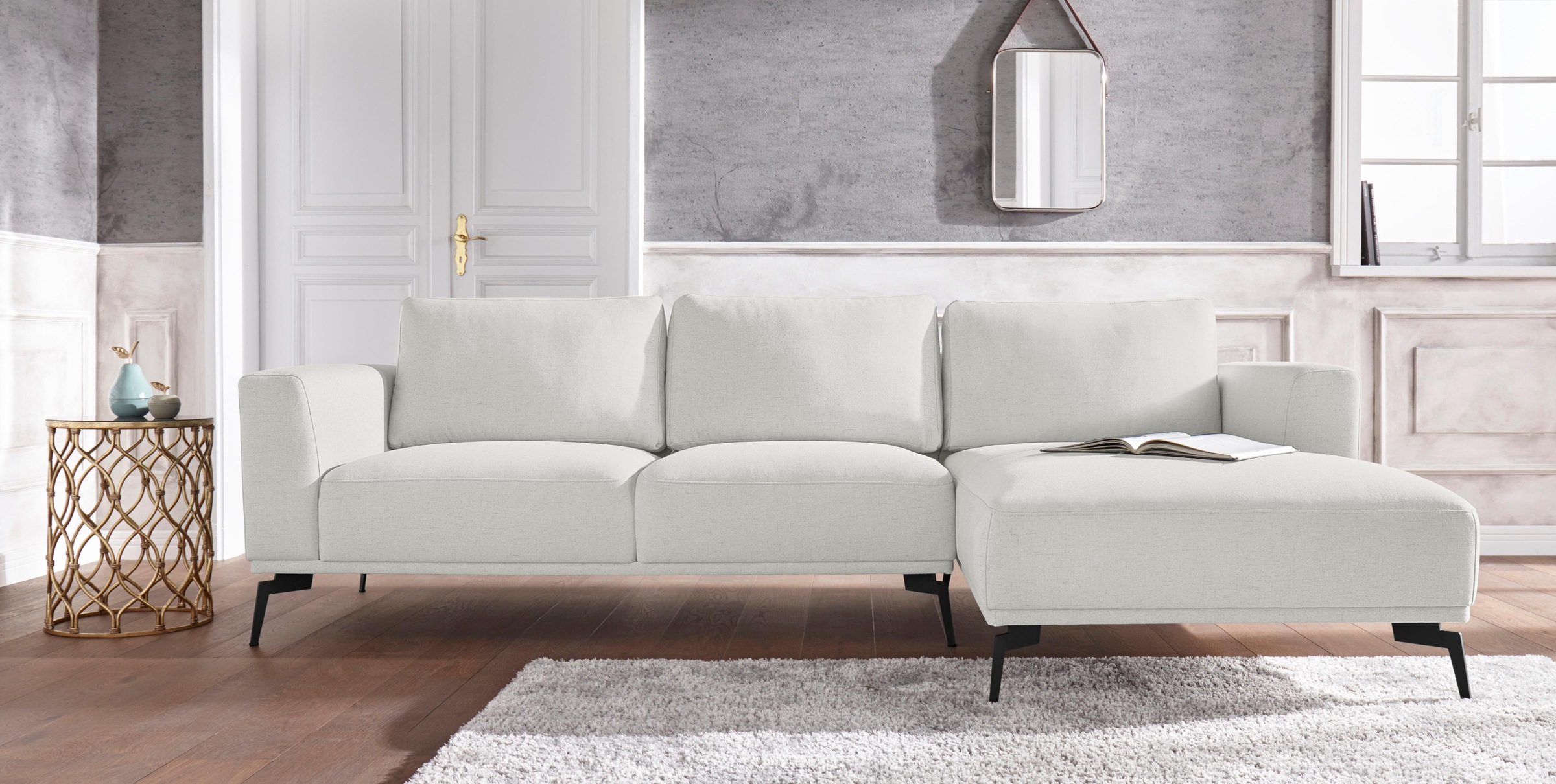 Guido Maria Kretschmer Home&Living Ecksofa »Nantes«, in wunderschönem