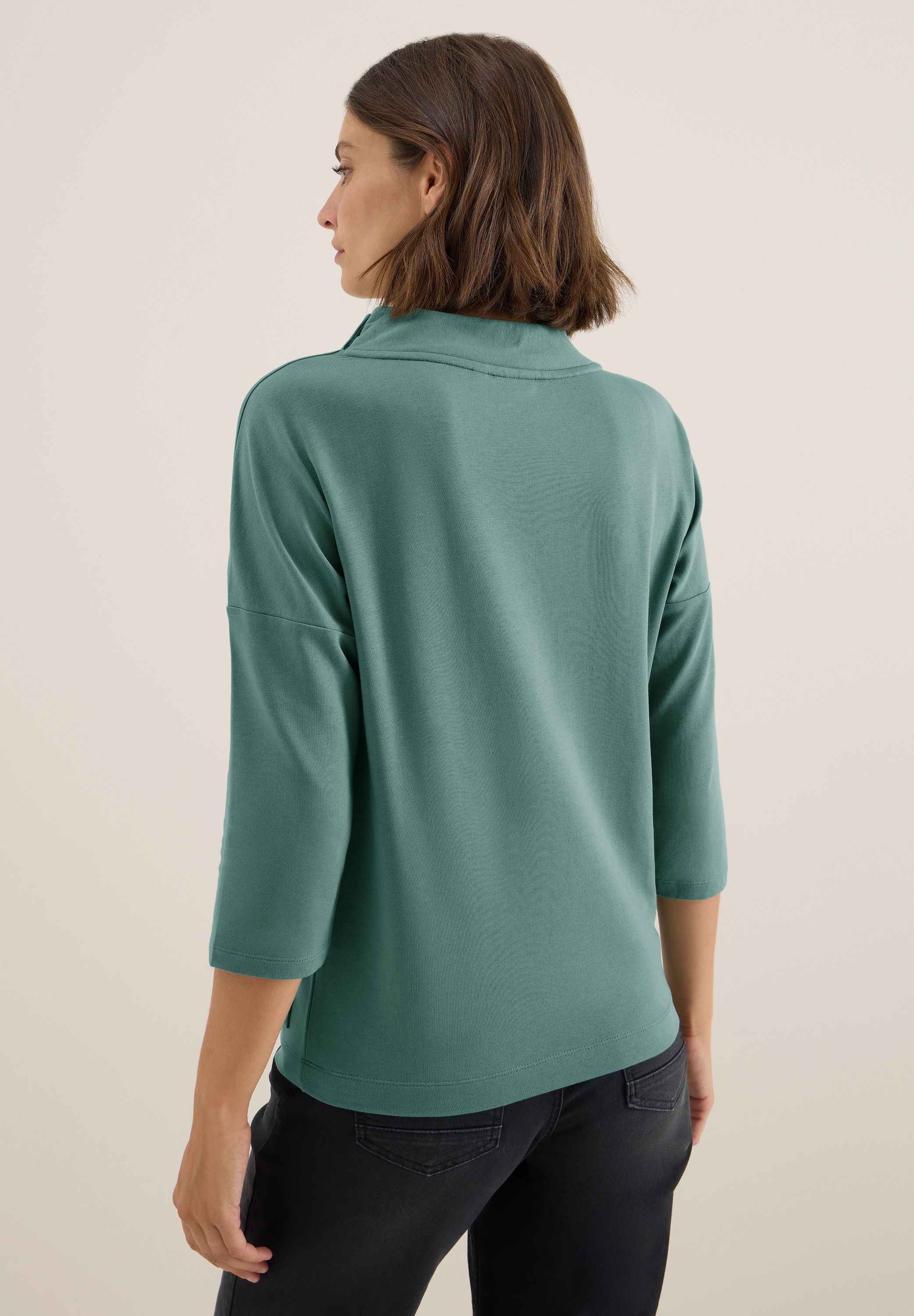 Cecil Langarmshirt, im soften Baumwoll-Mix