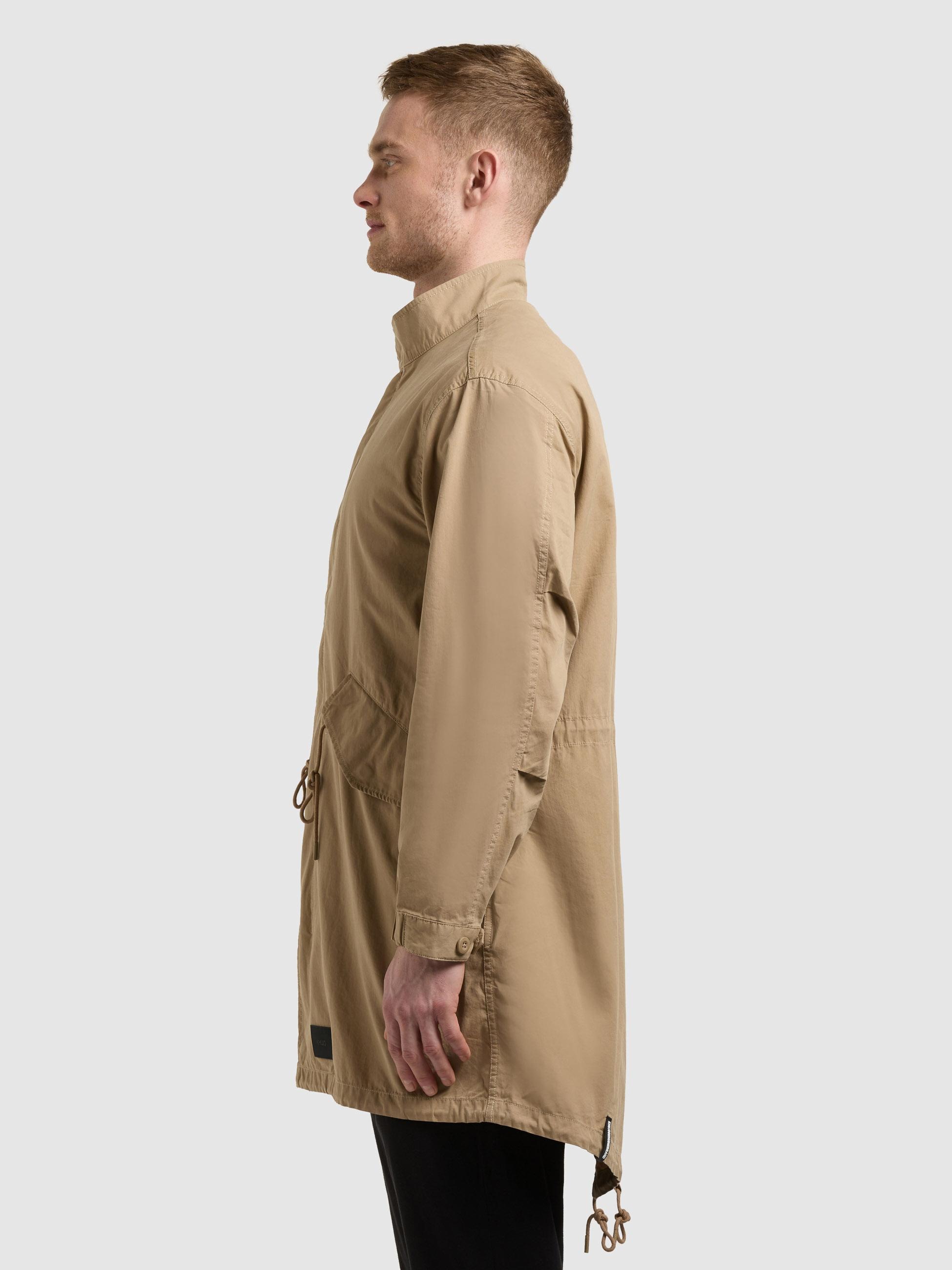 khujo Kurzmantel »Vito« Lockerer Übergangsparka mit Stehkragen