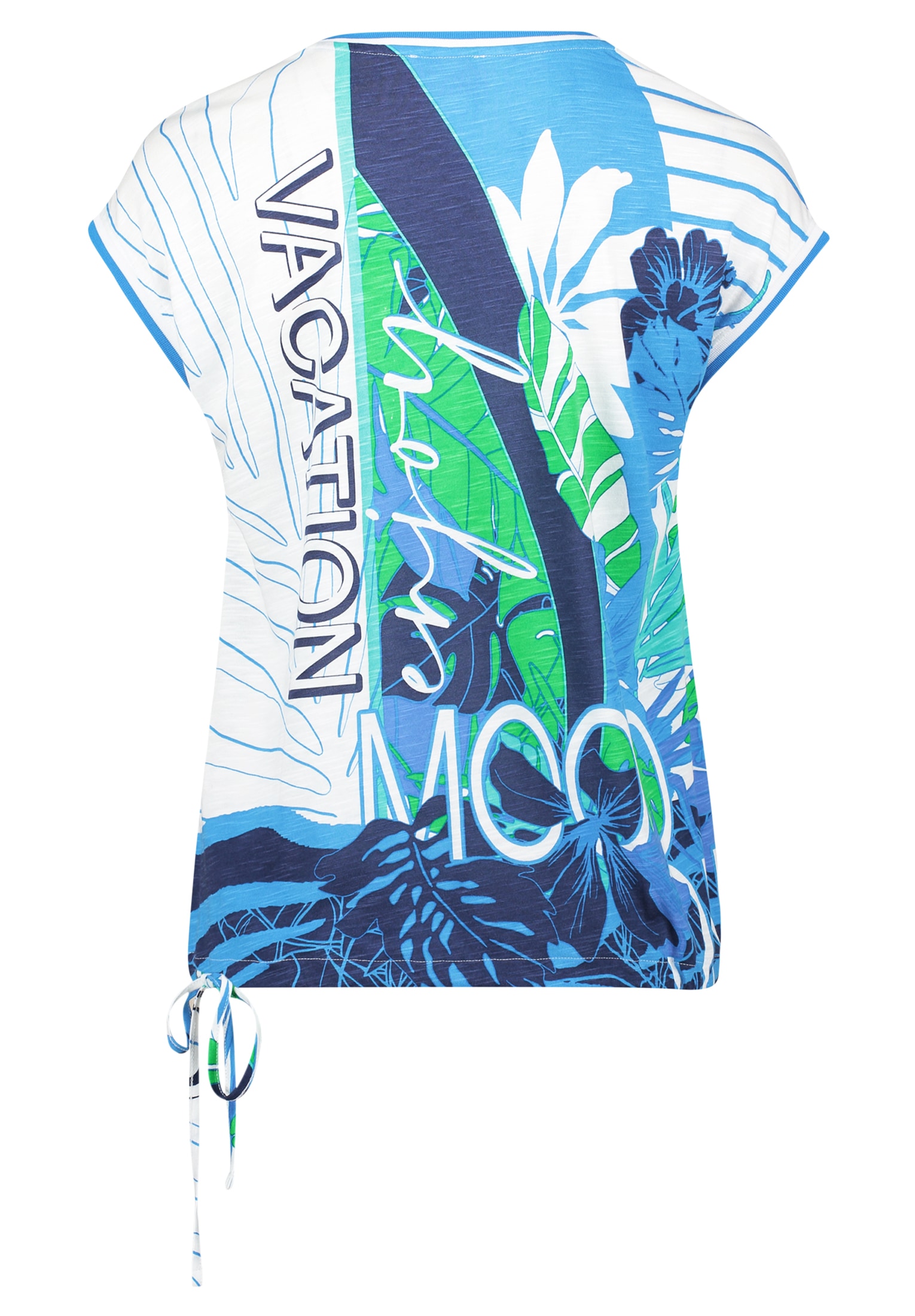 Betty Barclay Kurzarmshirt »Betty Barclay Printshirt mit Tunnelzug«, (1 tlg.), Glitzersteine