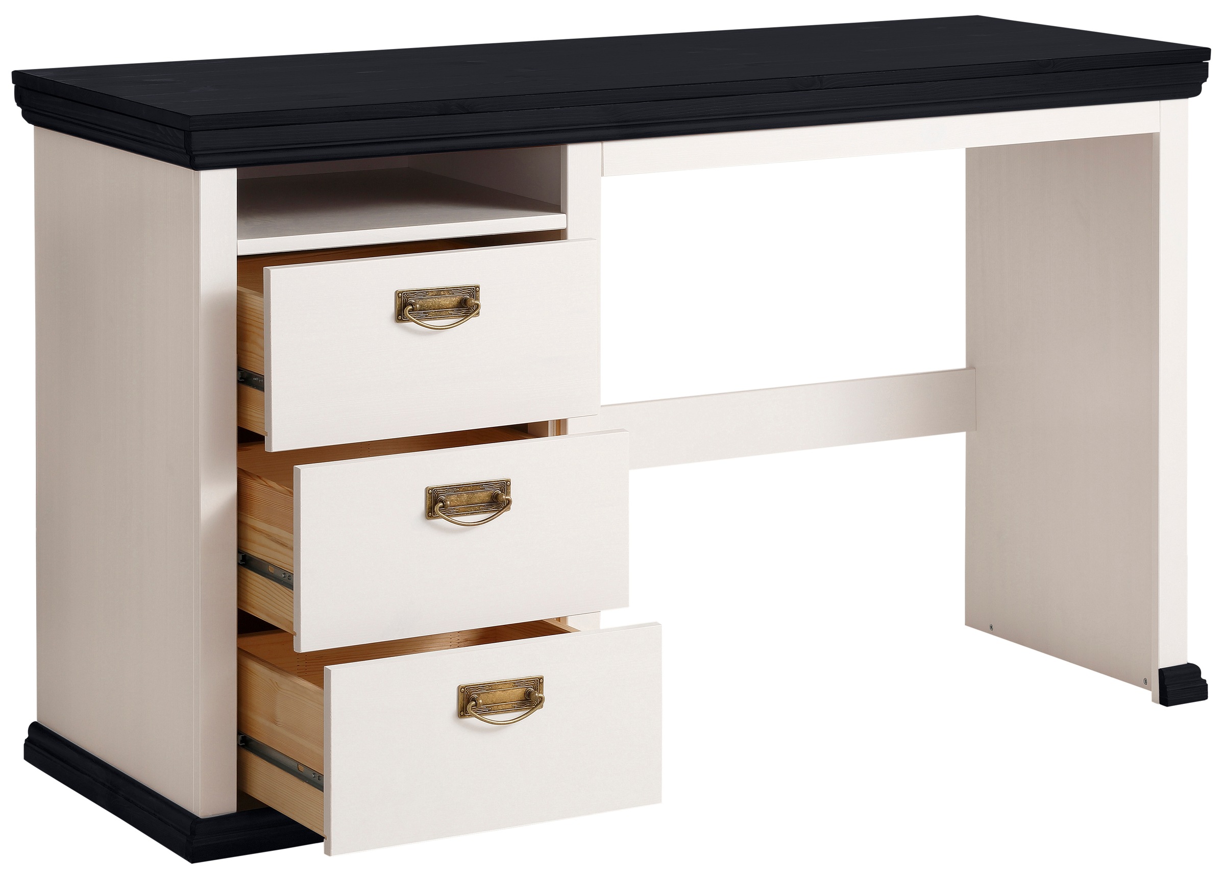 OTTO home Schreibtisch "Konrad" aus zertifiziertem Massivholz, mit Schublad günstig online kaufen