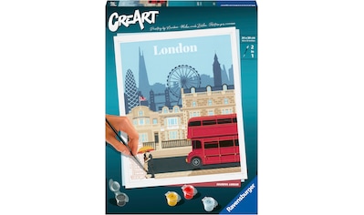 Malen nach Zahlen »CreArt, Colorful London«