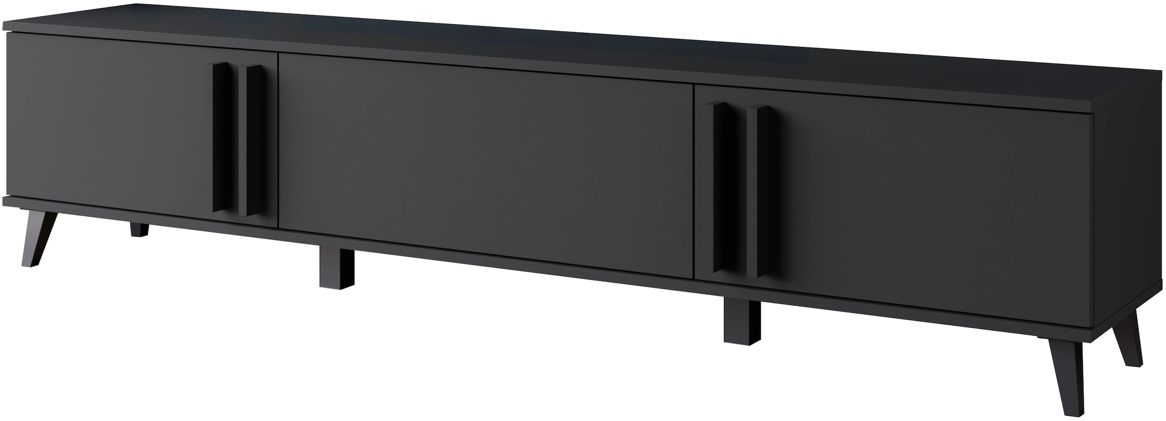 INOSIGN Lowboard »Helsinki, TV-Kommode Breite 180cm«, (1 St.), modernes Design, 3 Klapptüren