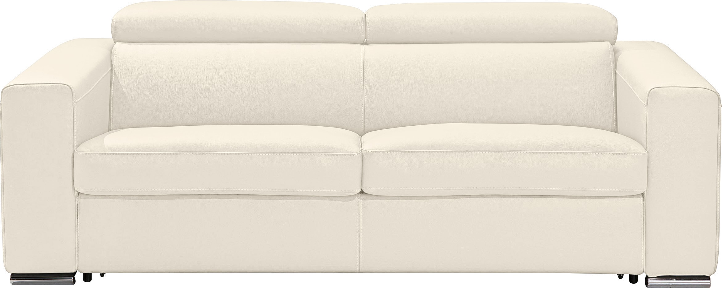 Egoitaliano Schlafsofa "Cabiria, Design und super Sitz- und Liegekomfort", Sofa inkl. Schlaffunktion, Kopfteile verstell