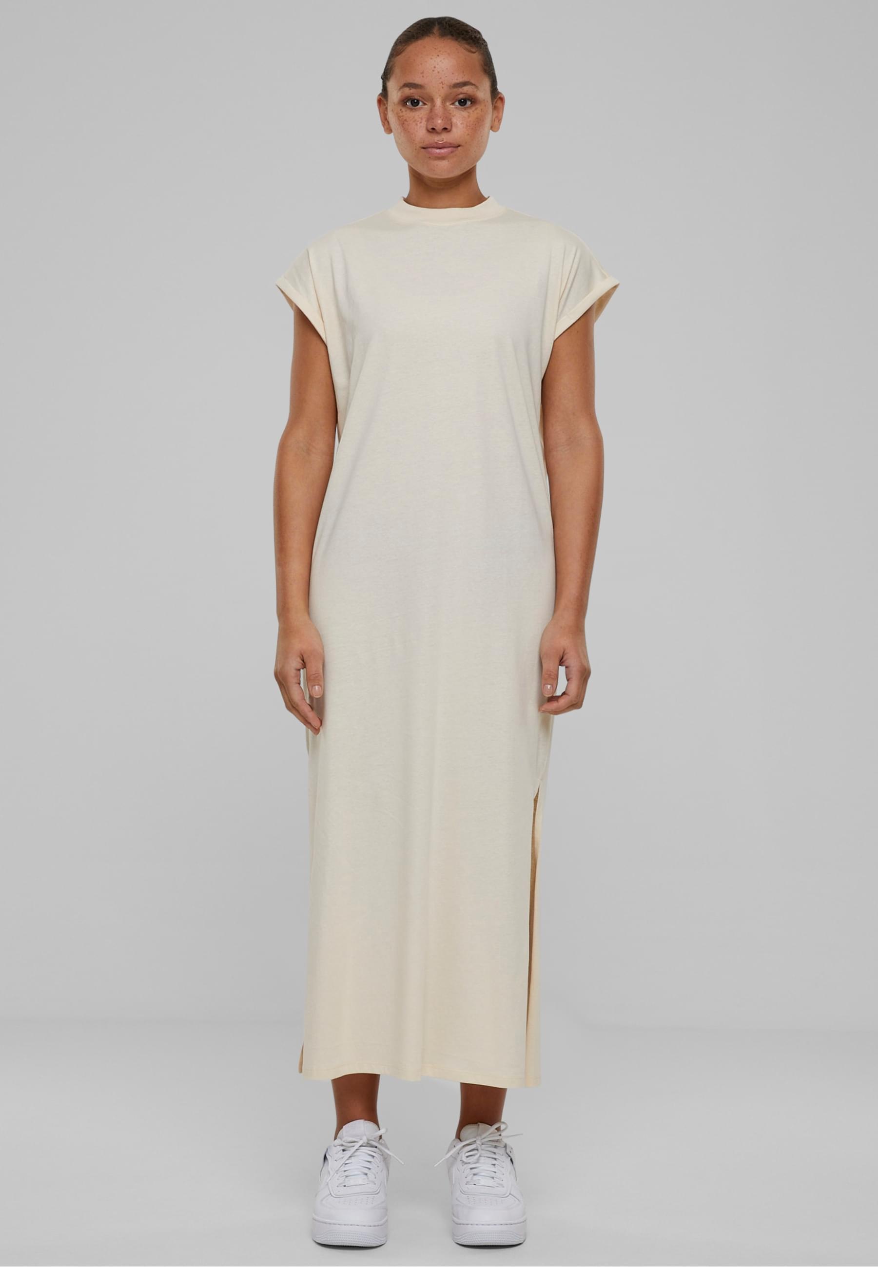 URBAN CLASSICS Shirtkleid »Urban Classics Damen Ladies Long Extended Shoulder Dress«, (1 tlg.)