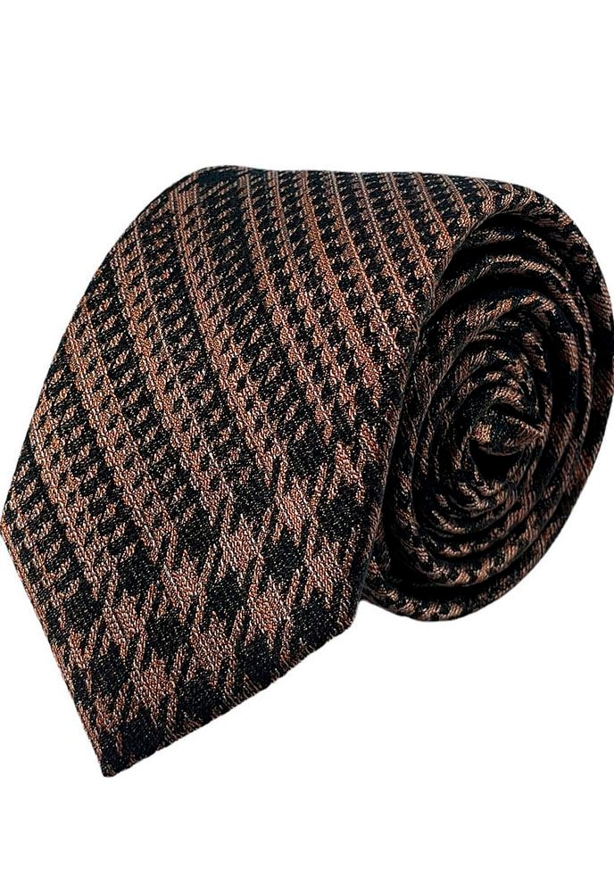 Krawatte, aus reiner Seide, mit ausgefallenem Herbst-Winter-Design