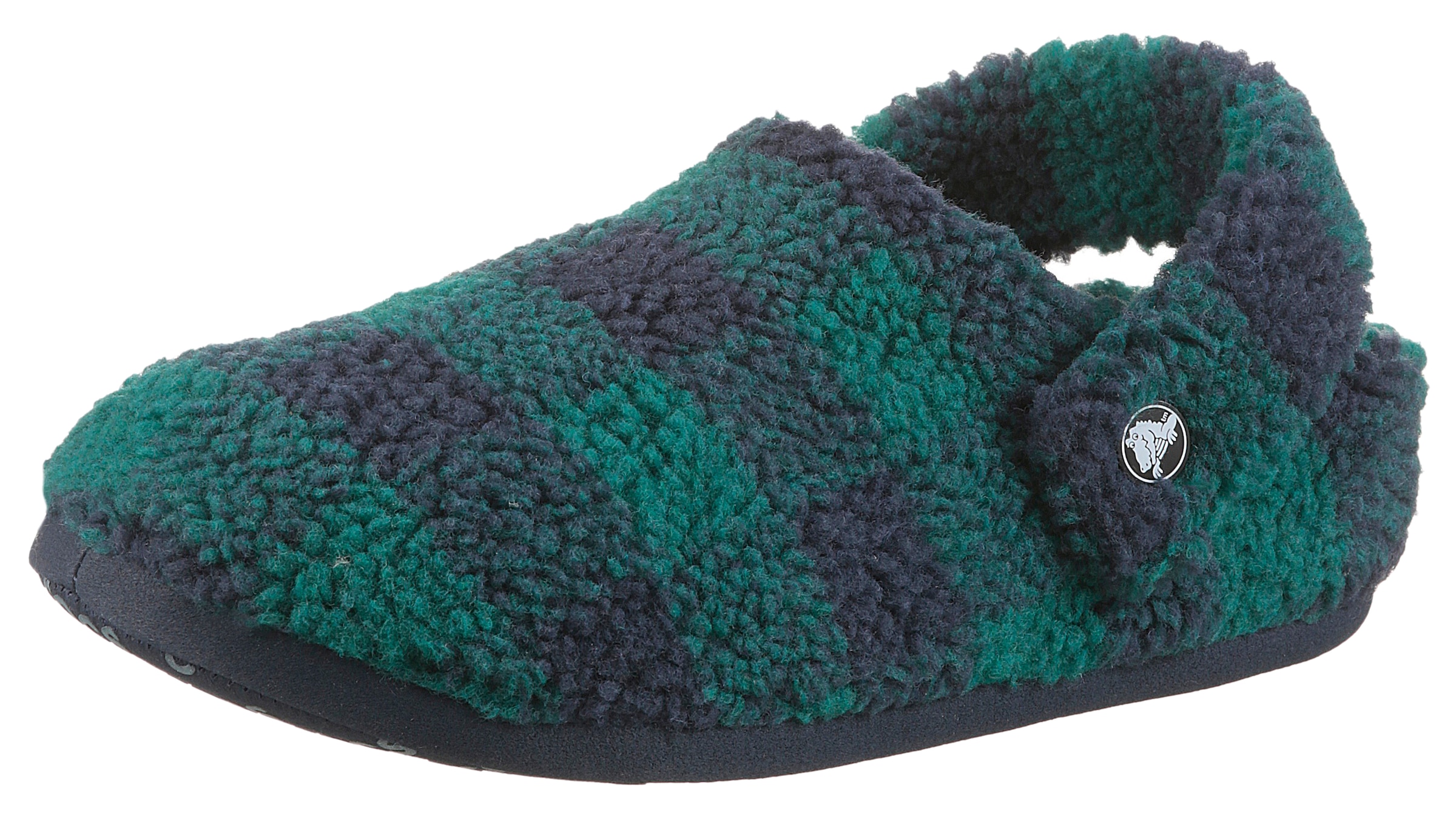 Crocs Hausschuh "Classic Buff Check Cozzy Slipper", Pantoffel, Mule mit kar günstig online kaufen