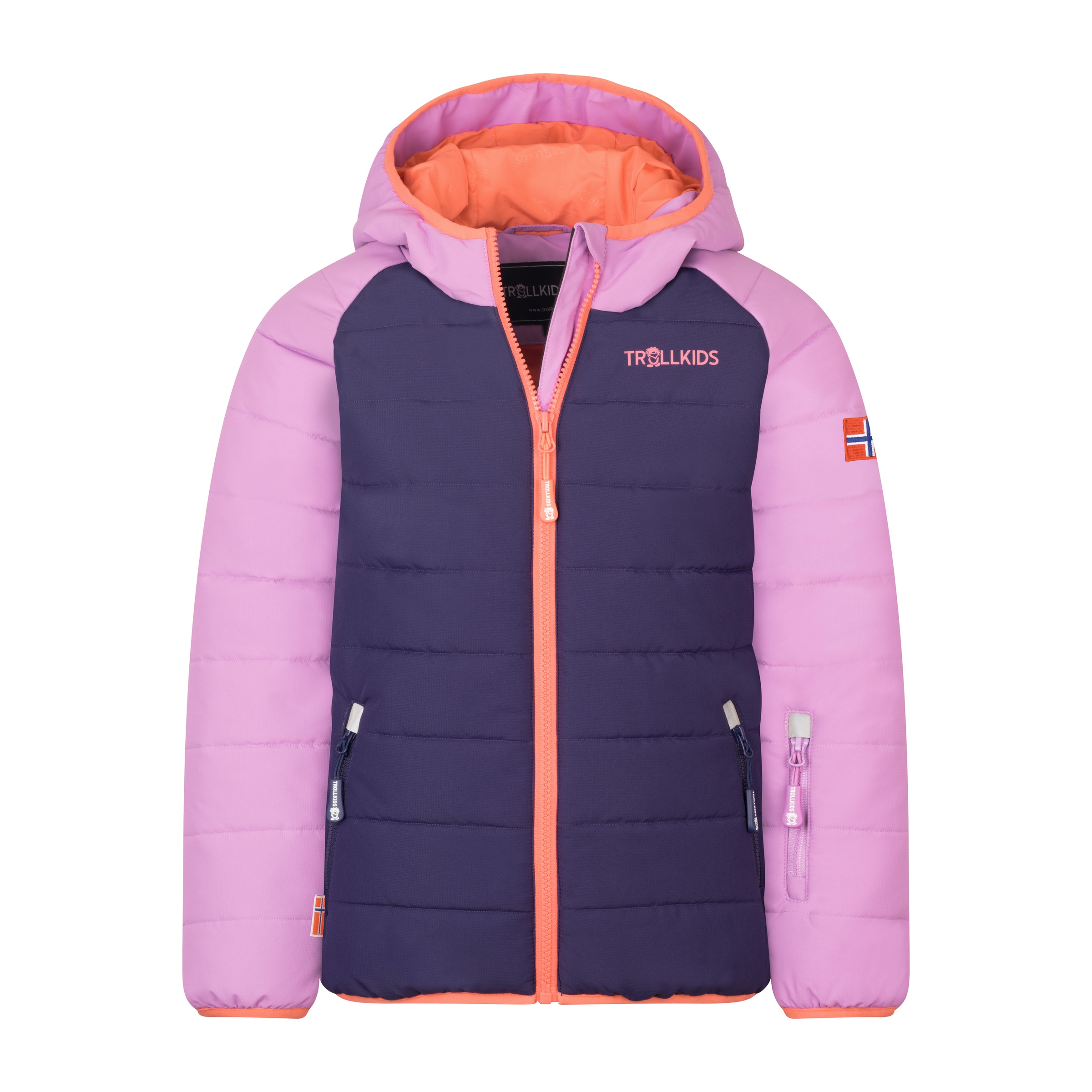 TROLLKIDS Winterjacke »KIDS HAFJELL SNOW JACKET PRO« mit Kapuze sportliche Winterjacke, aus Polyester, mit Kapuze, winddicht