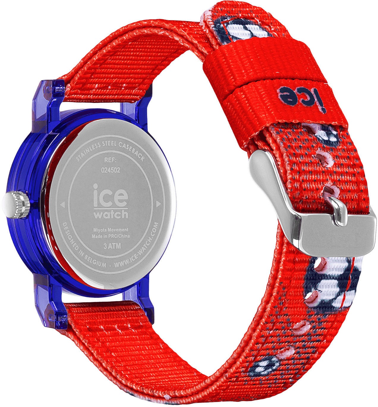 ice-watch Quarzuhr »ICE learning - Boy - Extra Small - 3H«, Armbanduhr,Kinderuhr,Lernuhr,Jungen,Schulanfang,Geschenkidee,Fußball