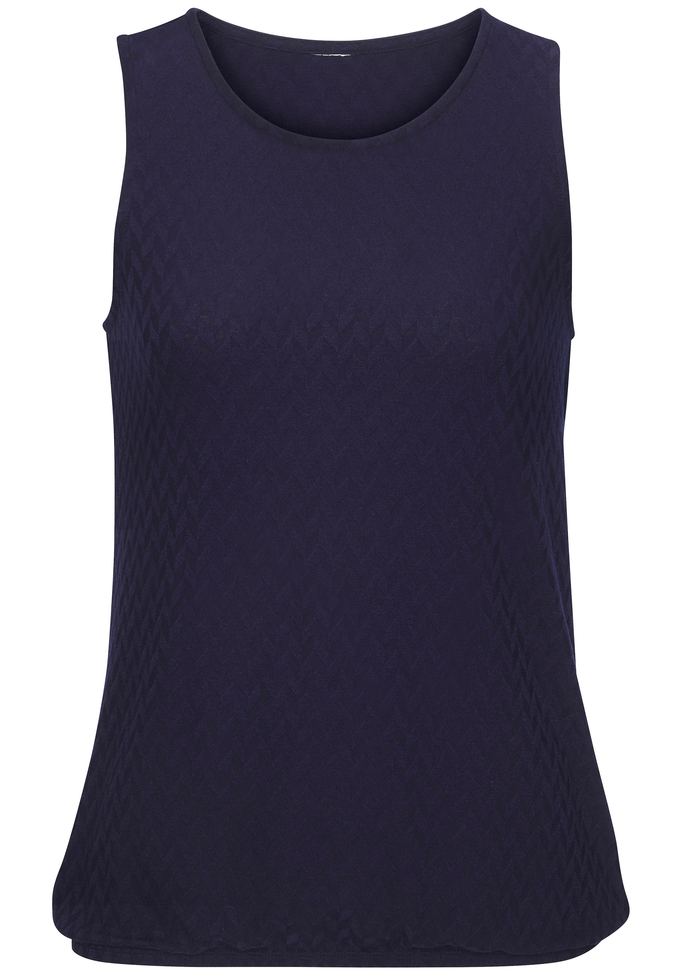 Vivance Shirttop »mit modischem Jacquard-Muster«, (Packung), aus hochwertiger Qualität mit Viskose