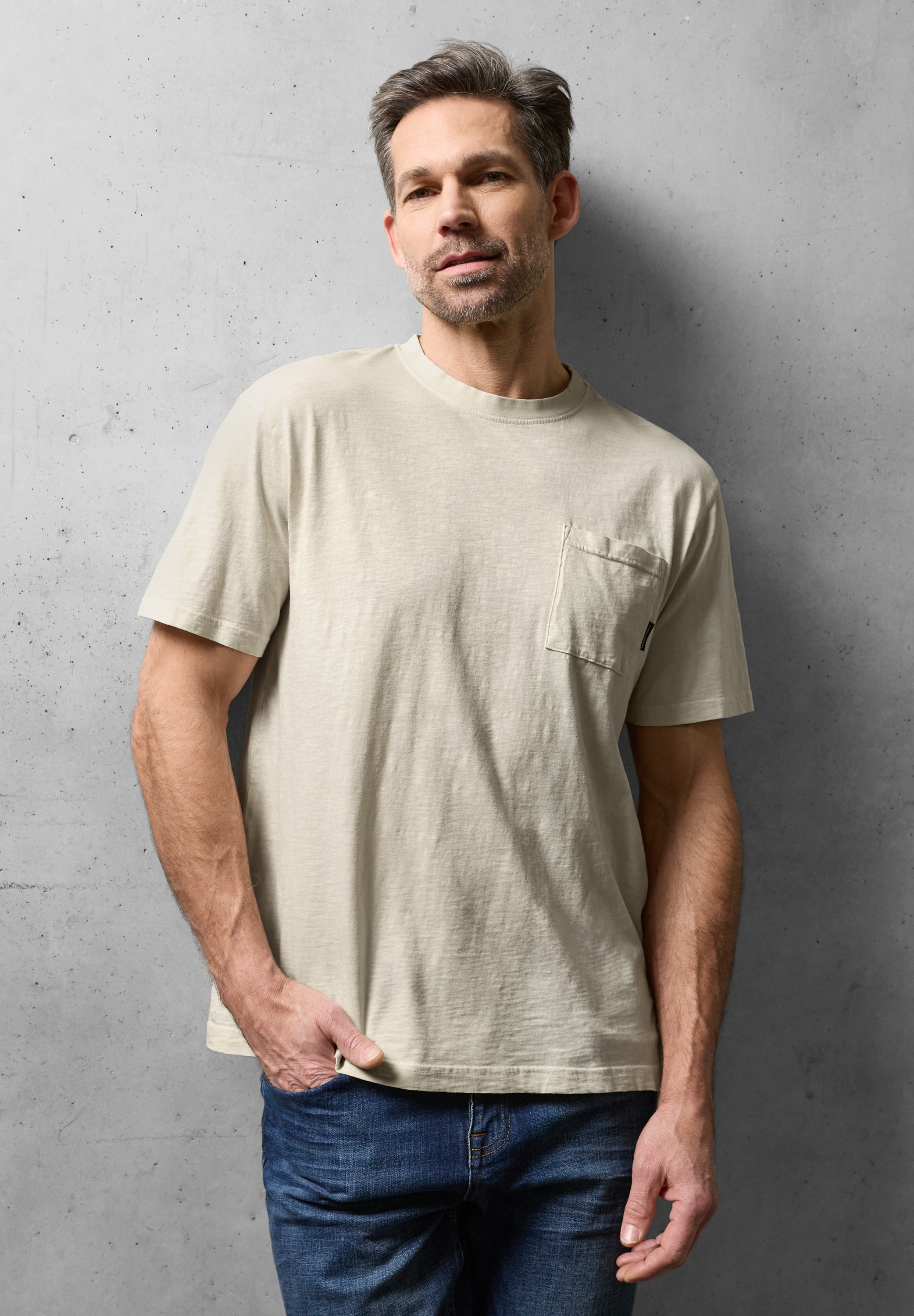 STREET ONE MEN aus reiner Baumwolle