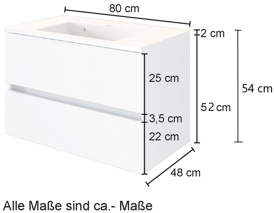 welltime Badezimmer-Set »Horki«, (Set, 4 St.), Breite 120 cm