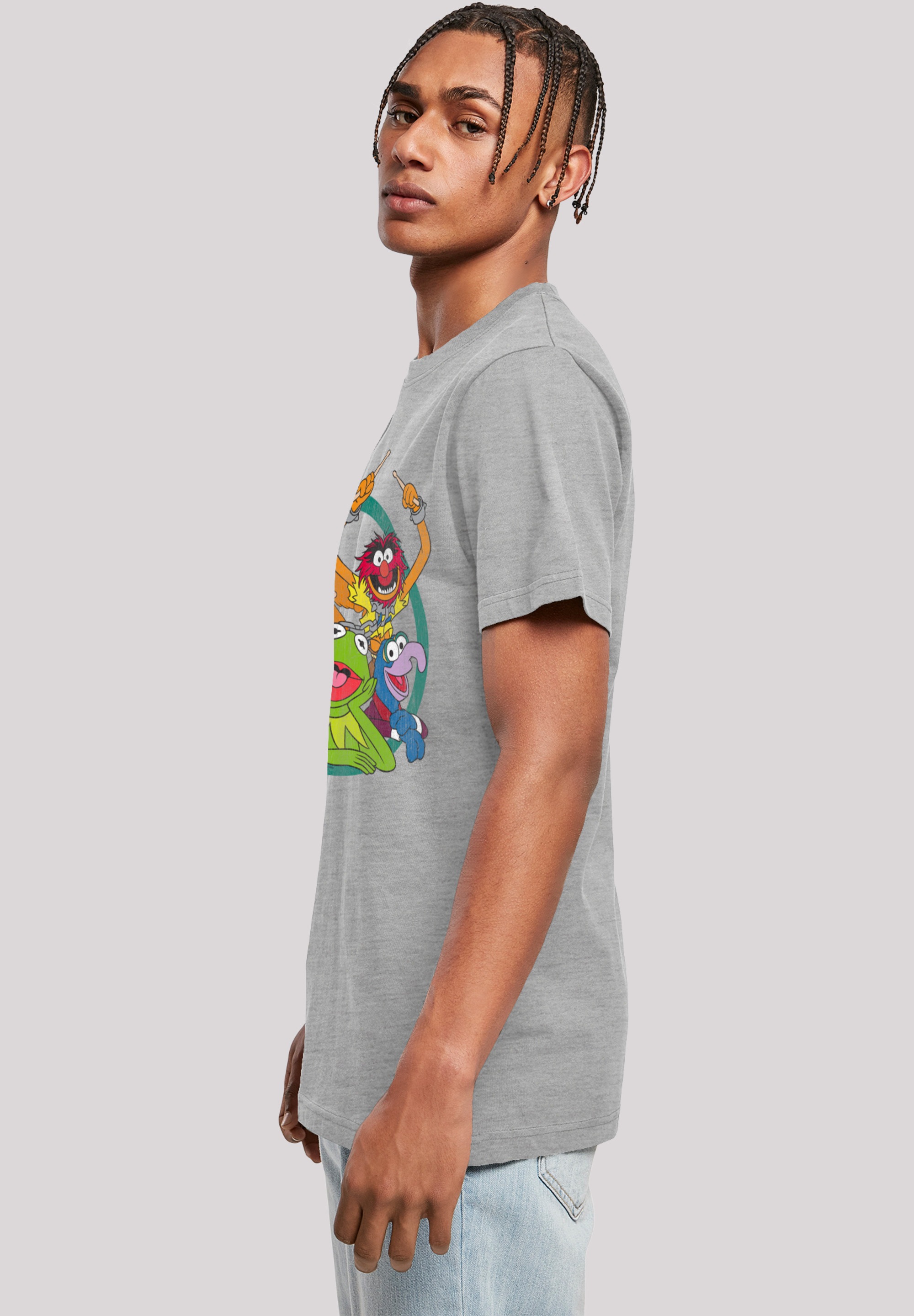F4NT4STIC T-Shirt »Disney Die Muppets Group Circle«, Print