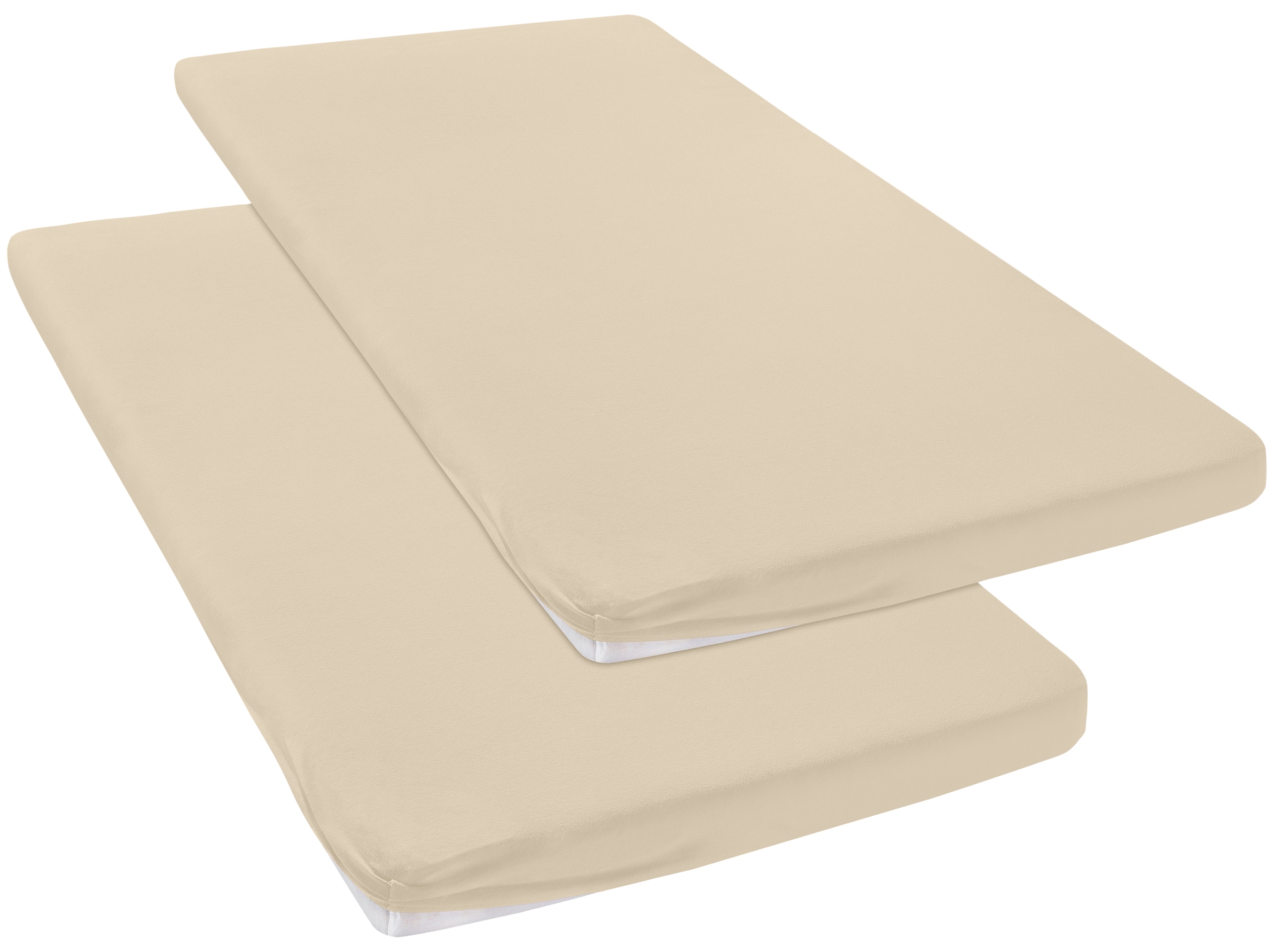 OTTO home Spannbettlaken "Topper Basic, in Gr. 90x200, 140x200 oder 180x200 cm" Baumwolle, Matratzen bis 8 cm Höhe, Bettlaken, Spannbetttuch, Laken