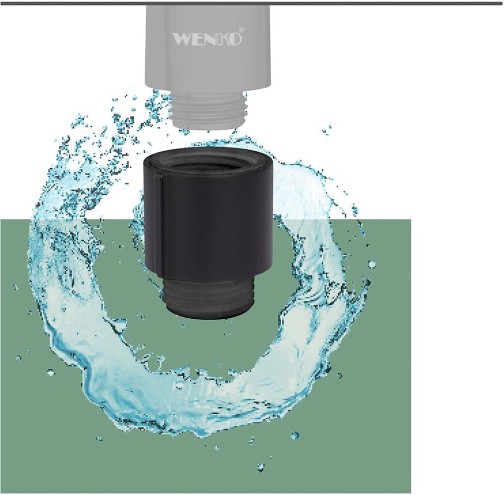 WENKO Duschsystem »Young Eco« mit Thermostat-Armatur, inkl. 2 Watersaving Regulatoren