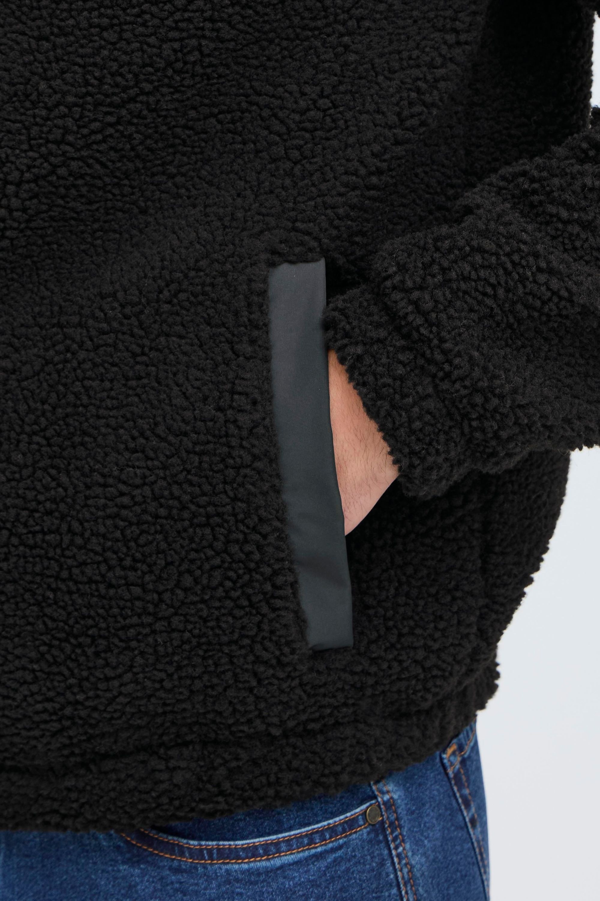 Blend Plüschjacke »BHMTortex« ohne Kapuze Lässiger Troyer in Teddy-Optik