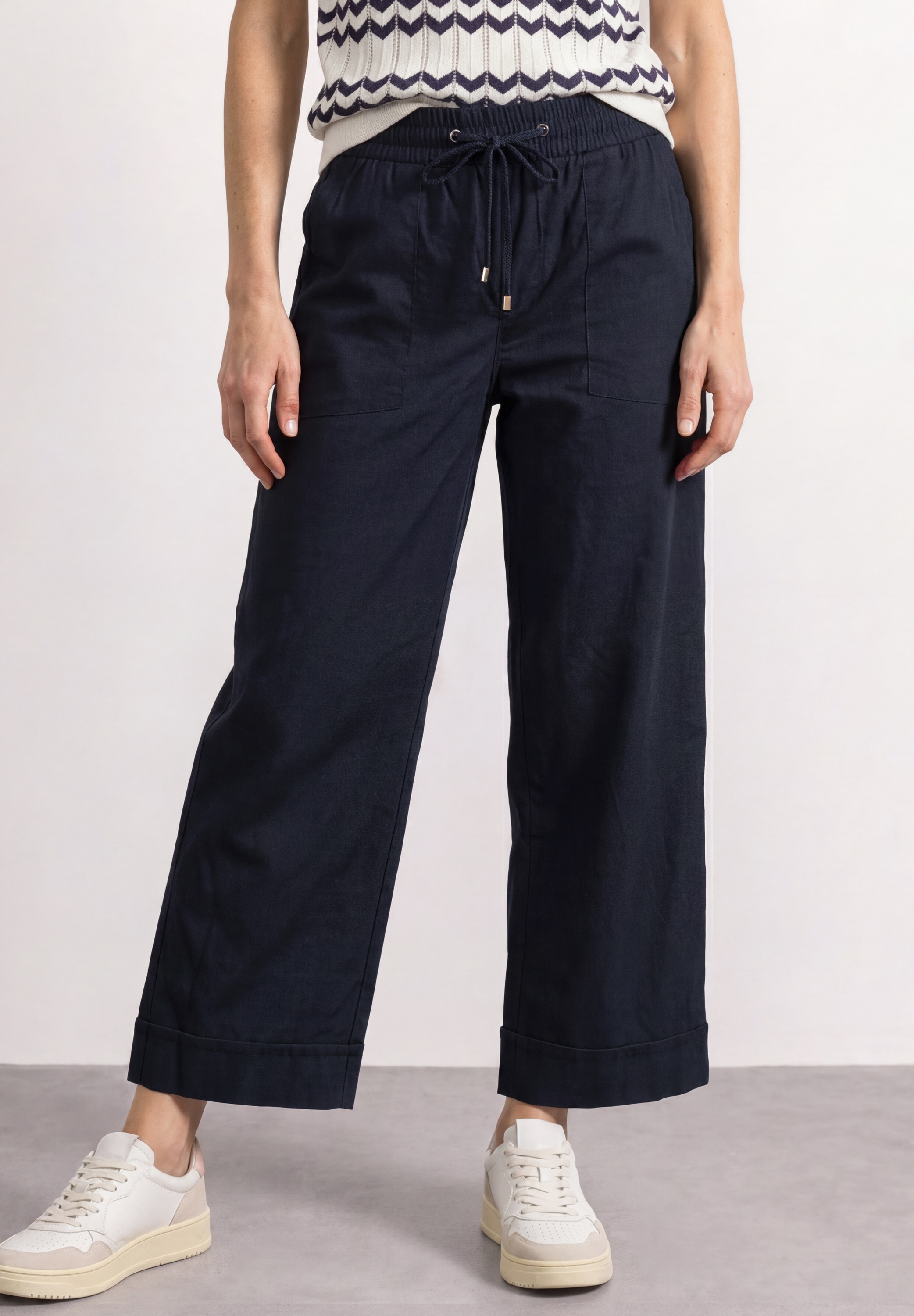 STREET ONE Stoffhose High Waist
