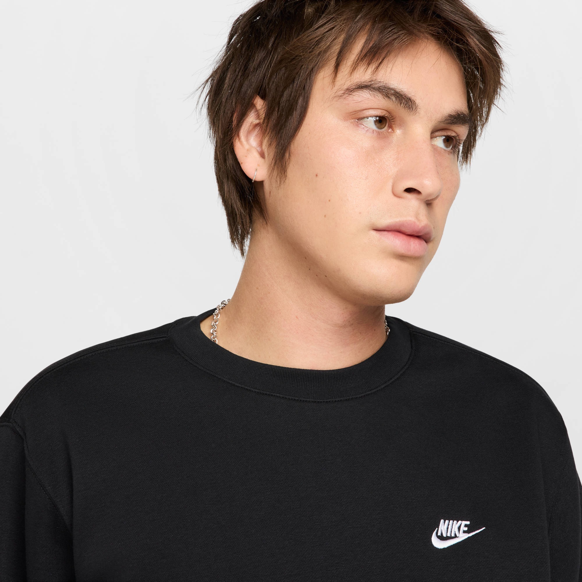 Thumbnail - Nike Sportswear Sweatshirt "Nike Club Mens Fleece Crew", sportlicher Stil, aus Baumwolle und Polyester