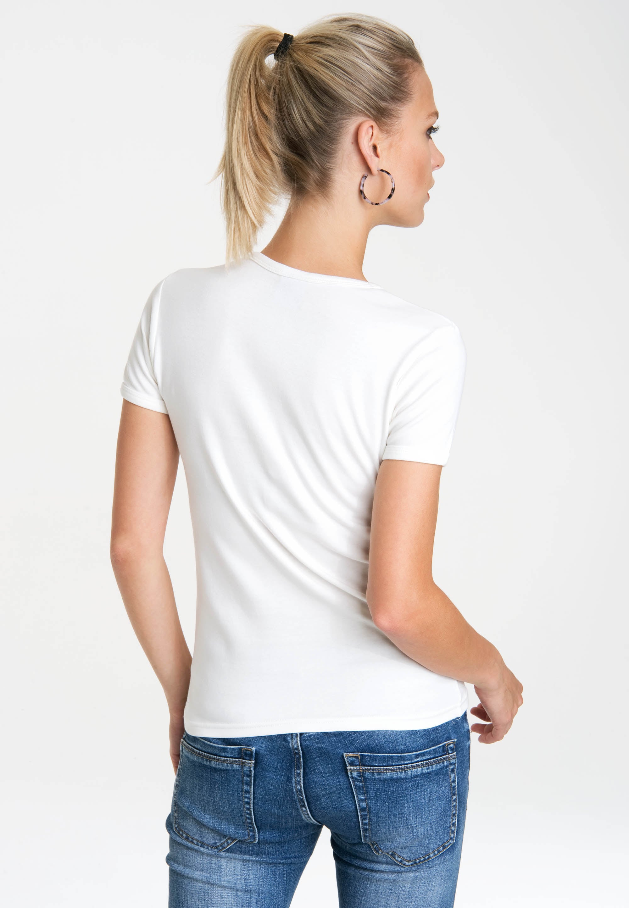 LOGOSHIRT T-Shirt »Tom & Jerry-Logo«, mit lizenziertem Originaldesign