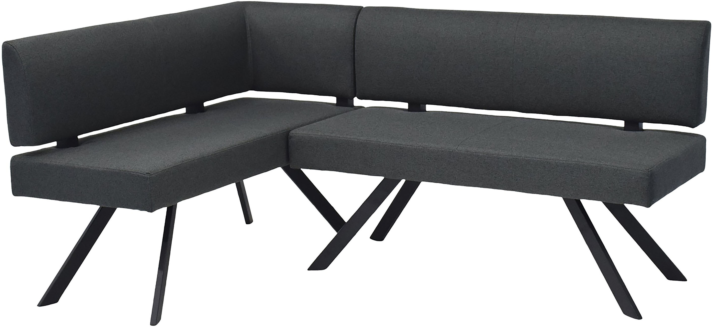 byLIVING "TORONTO" Webstoff, bis 160 kg, Taschenfederkern, 4-Fußgestell, 3 Sitzplätze
