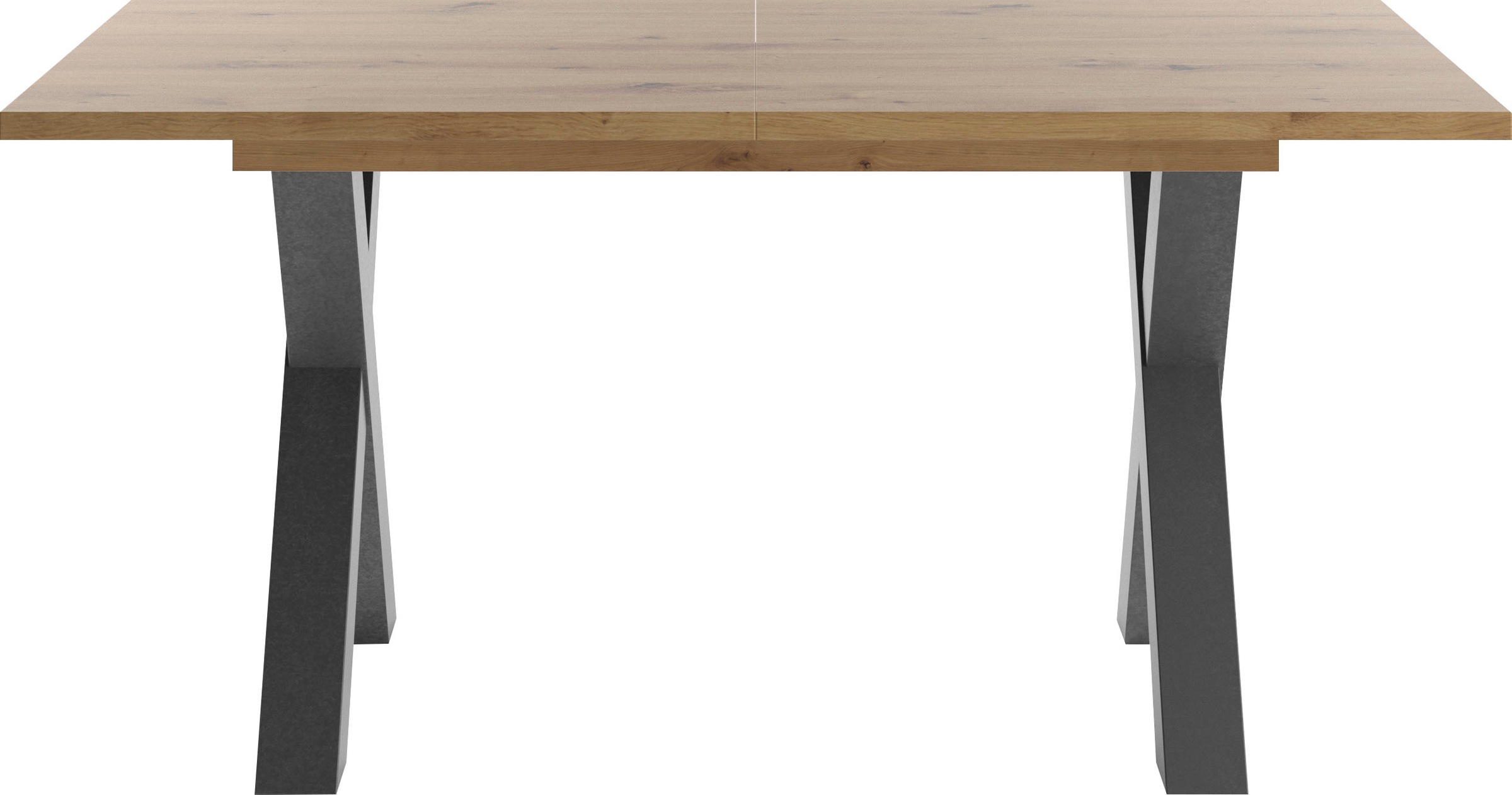 set one by Musterring Esstisch, mit Synchronauszug, 160-210 x 90 cm, Gestell in X-Form kaufen