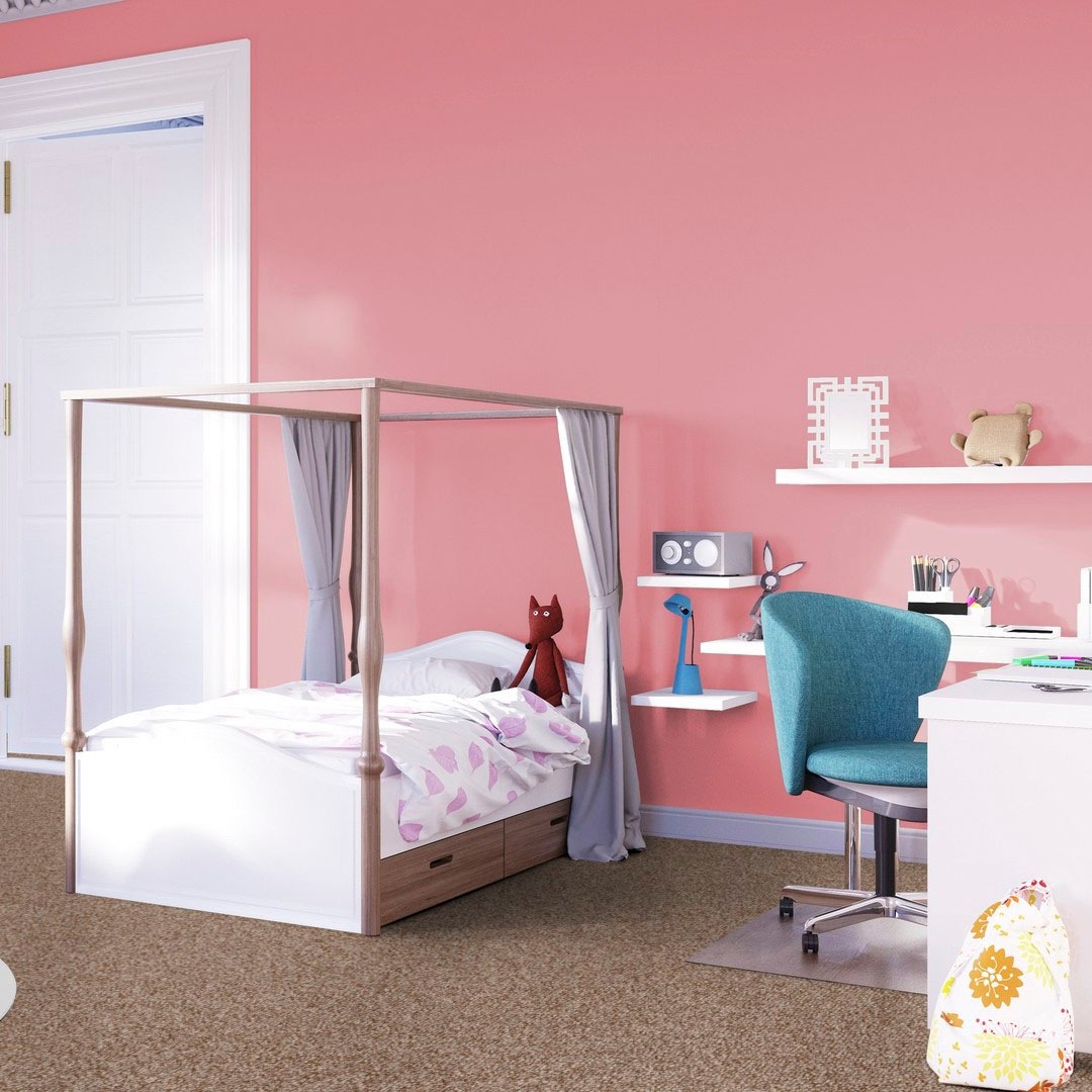 Bodenmeister Teppichboden »Baltic, Schlinge - meliert«, rechteckig, 5 mm Höhe, Wohnzimmer, Schlafzimmer, Kinderzimmer, Breite 400/500 cm