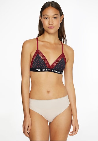 Tommy Hilfiger Underwear Triangel-BH, mit Spitzenkante und floralem Druck kaufen