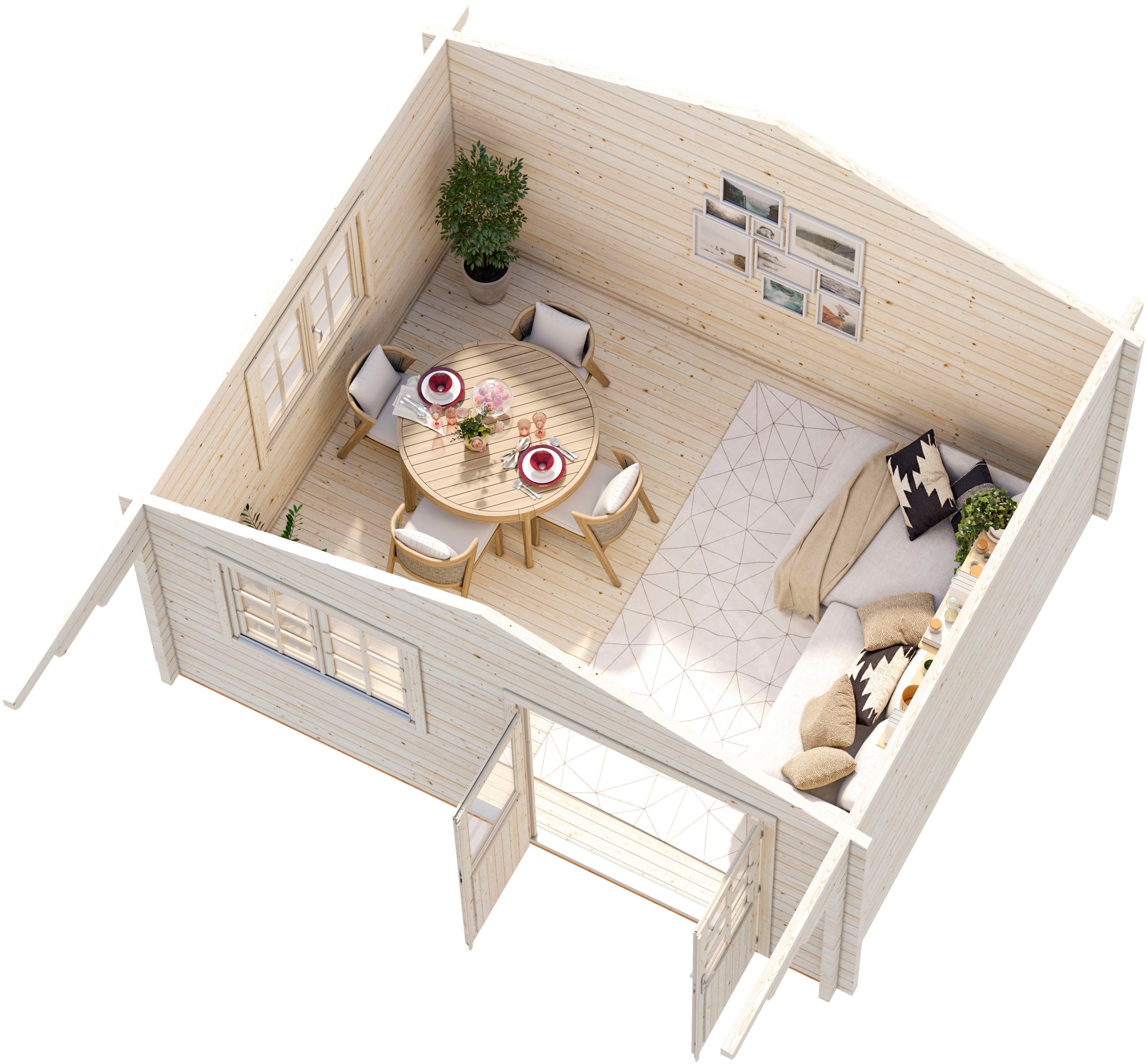 Palmako Gartenhaus »Helena« verschiedene Farben