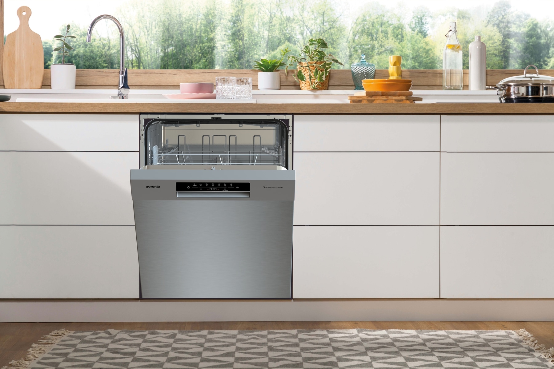 GORENJE Unterbaugeschirrspüler »GU 642 E90X«, 13 Maßgedecke, AquaStop