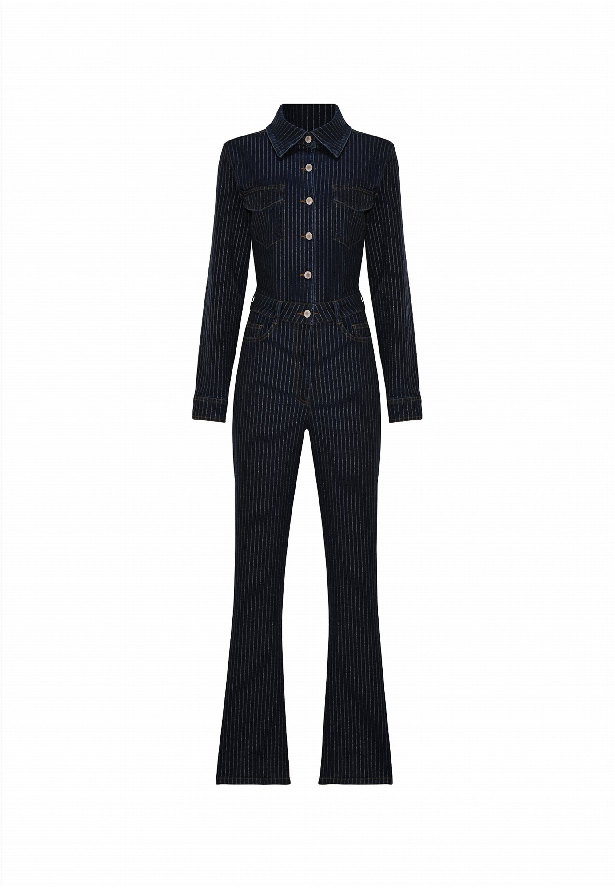 freshlions Jumpsuit »Danika«, im angesagten Jeans-Stil