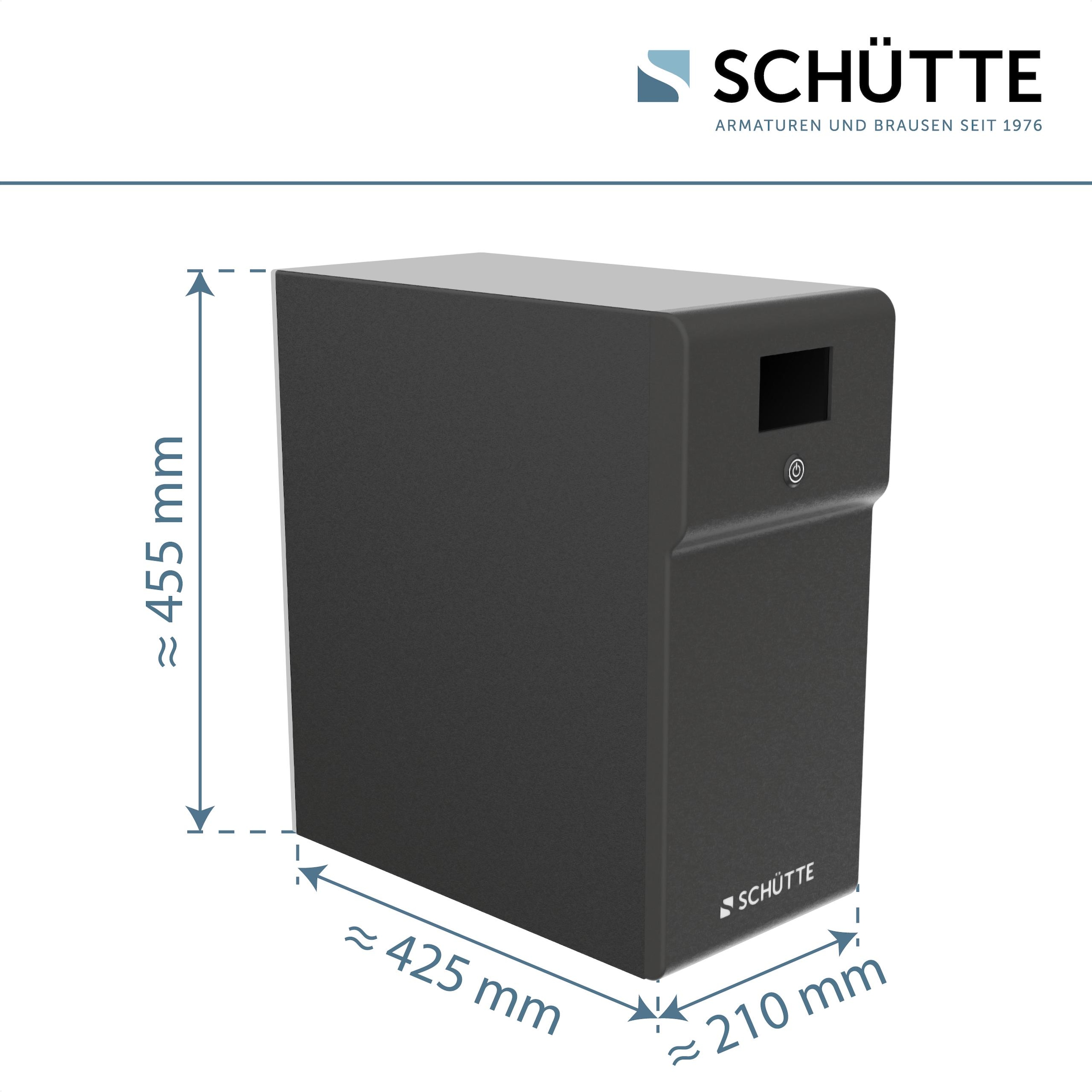 Schütte Spültischarmatur »»AQUASTAR PREMIUM« Sprudelwasser-Spültischarmatur«, mit Kühlsystem, Filter, Filterkopf und handelsüblicher CO2-Kartusche