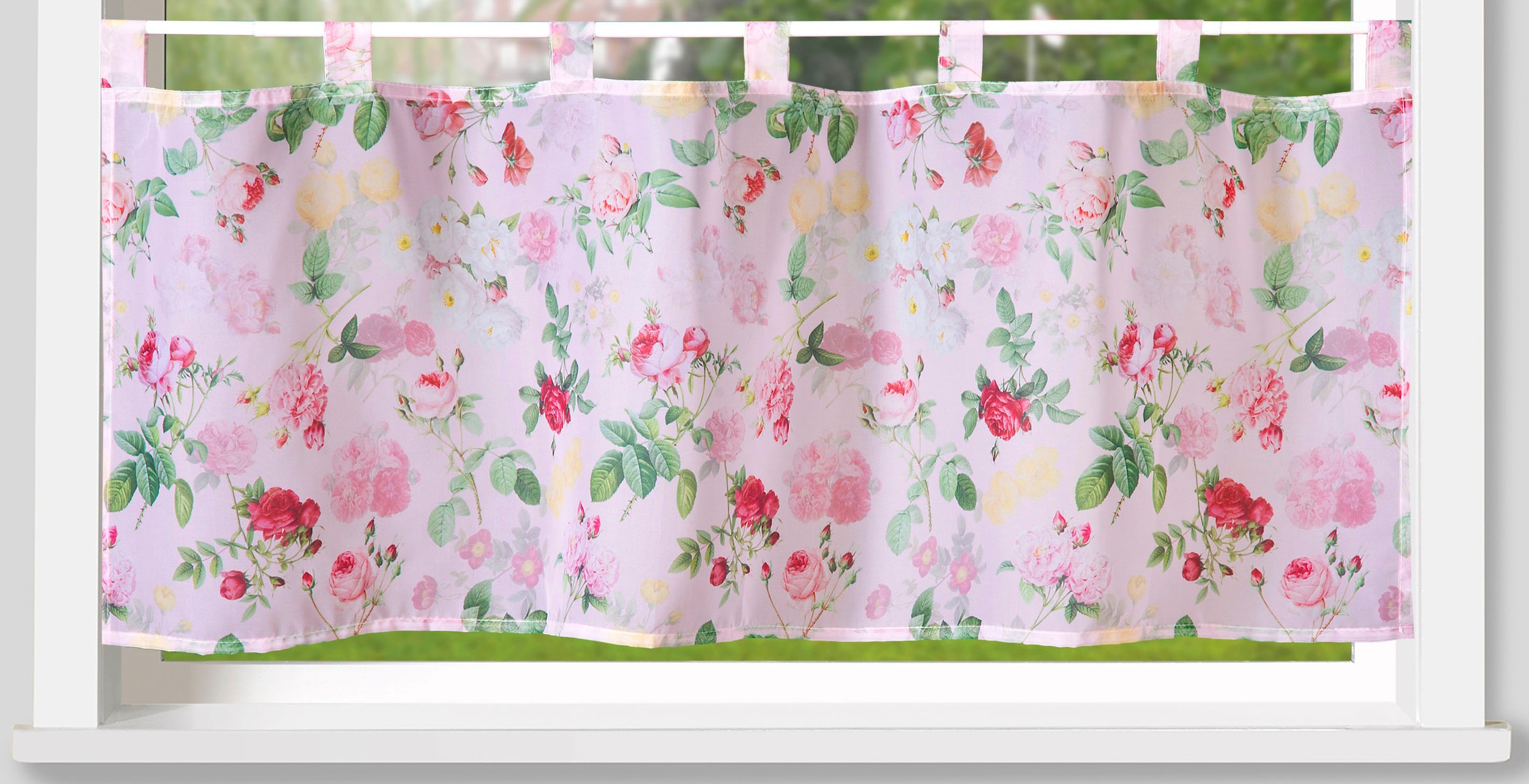 Weckbrodt Scheibengardine "Rosalie" Schlaufen 1 Stk. tlg. Bistro, Voile, be günstig online kaufen