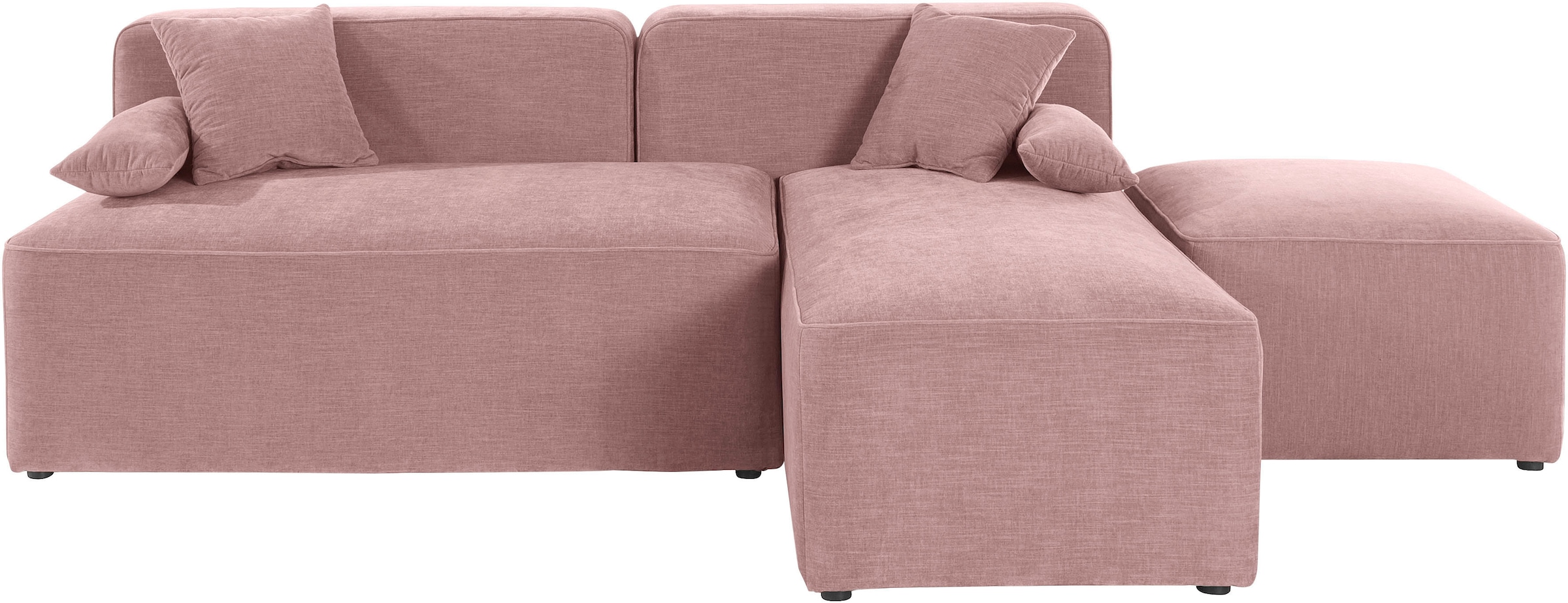 Home affaire Ecksofa "Sundstrup L-Form" Modulserie, individuelle Zusammenst günstig online kaufen