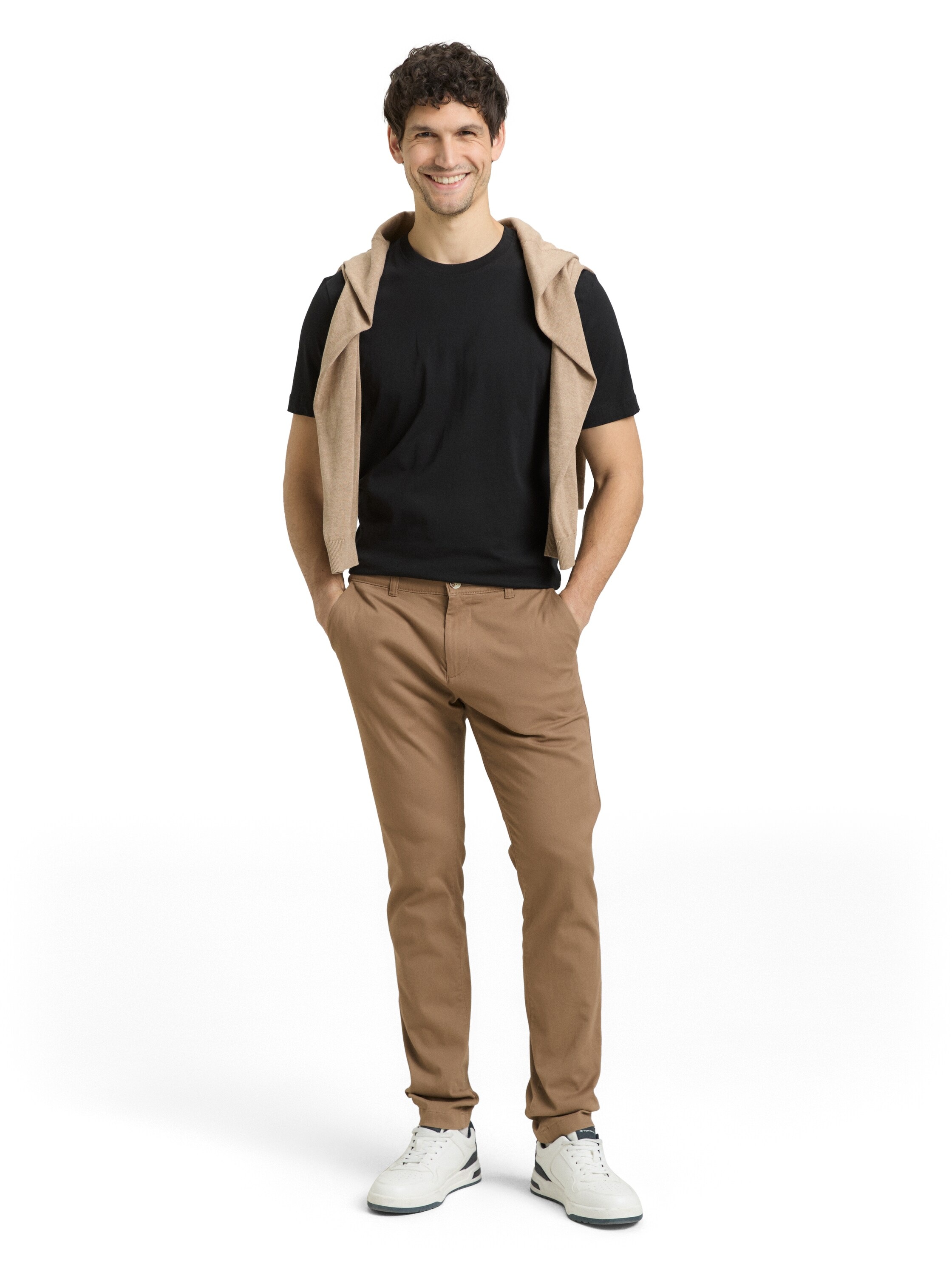 Tom Tailor Herren Chino Hose Caribou Beige 33 3